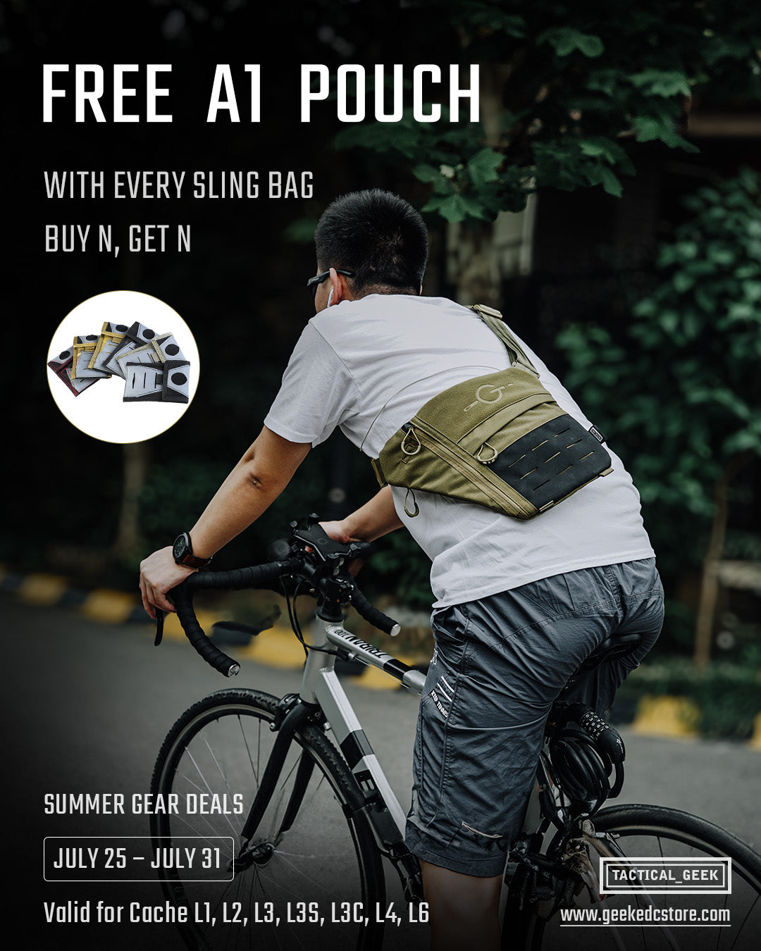 Get a Free A1 Pouch with Every TacticalGeek Shoulder Bag! Limited-Time Offer