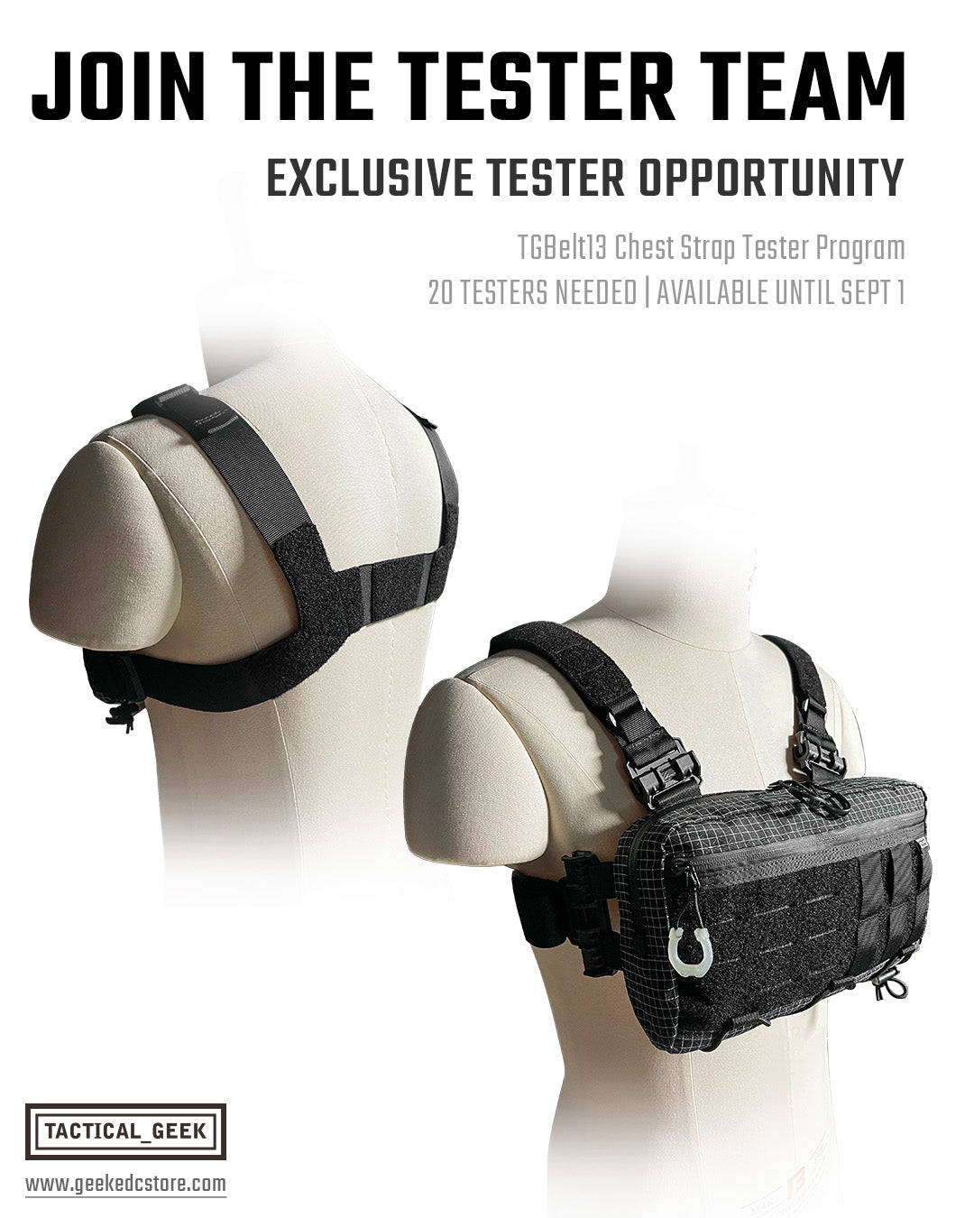 TacticalGeek TGBelt13 Chest Strap Tester Program | Your Feedback Matters