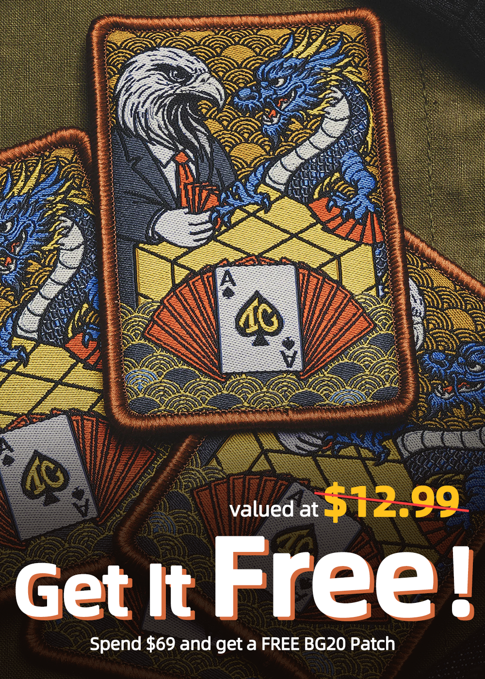 TacticalGeek BG20 Patch – Limited Edition Morale Patch for EDC Gear Lovers
