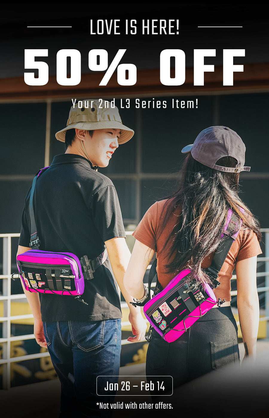 Valentine’s Day Special: Get 50% OFF Your 2nd L3 Series Item!