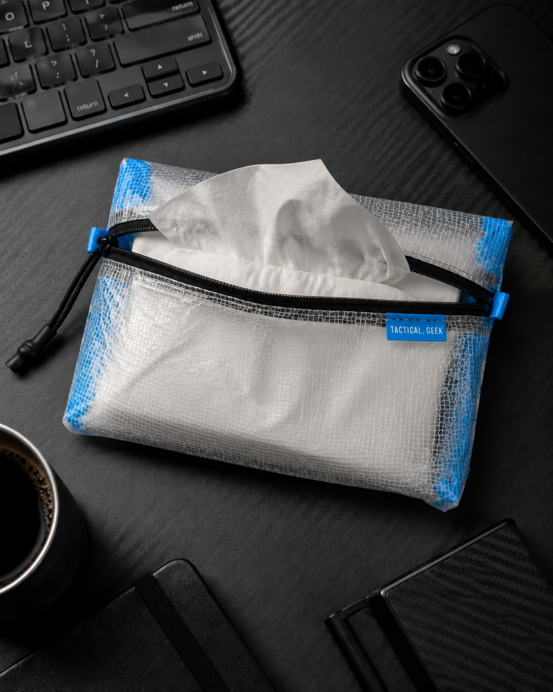 HS3 Clear Tissue Holder Pouch