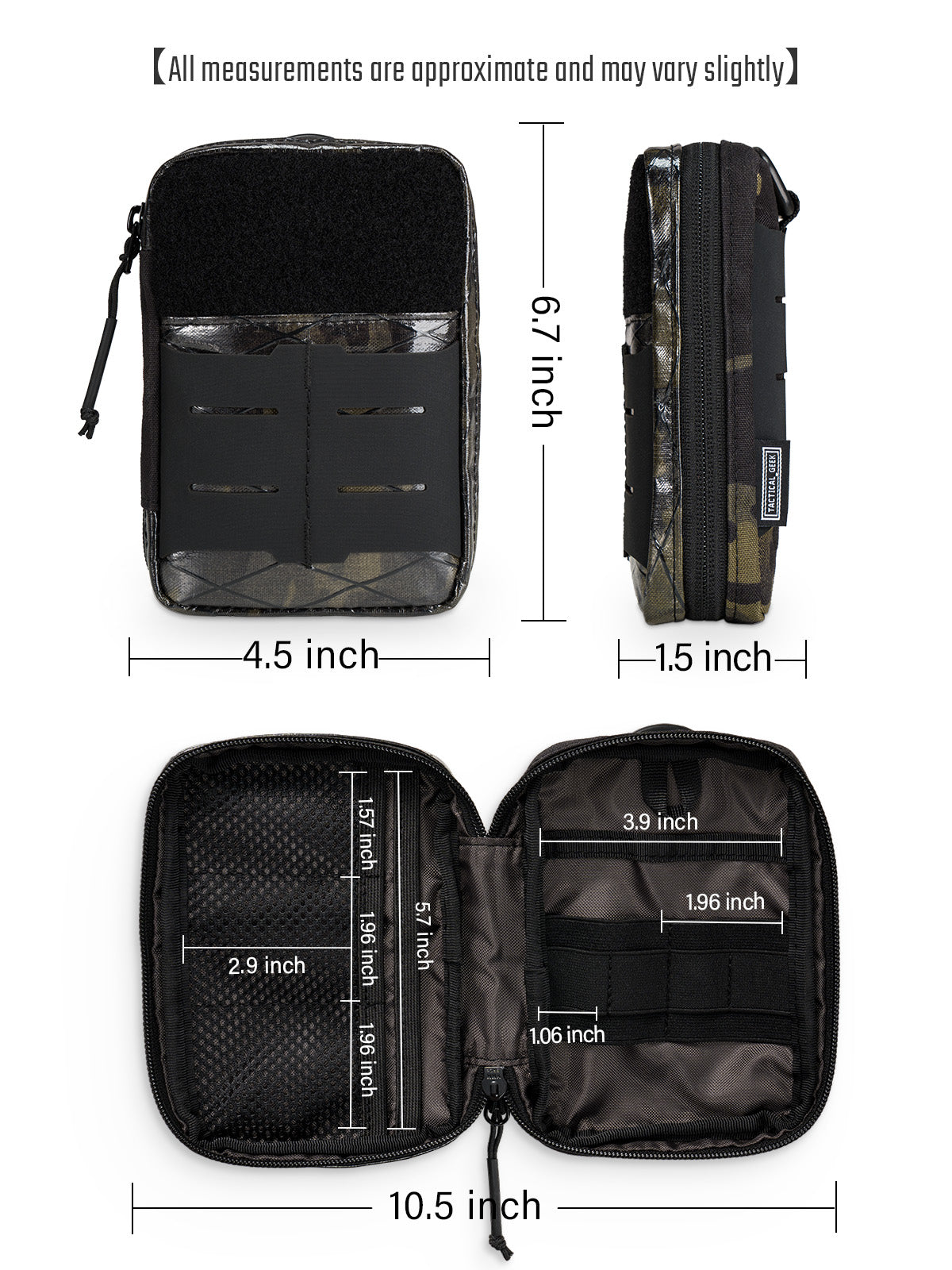 Block E 2.0 Multifunctional EDC storage pouch (X-PAC)