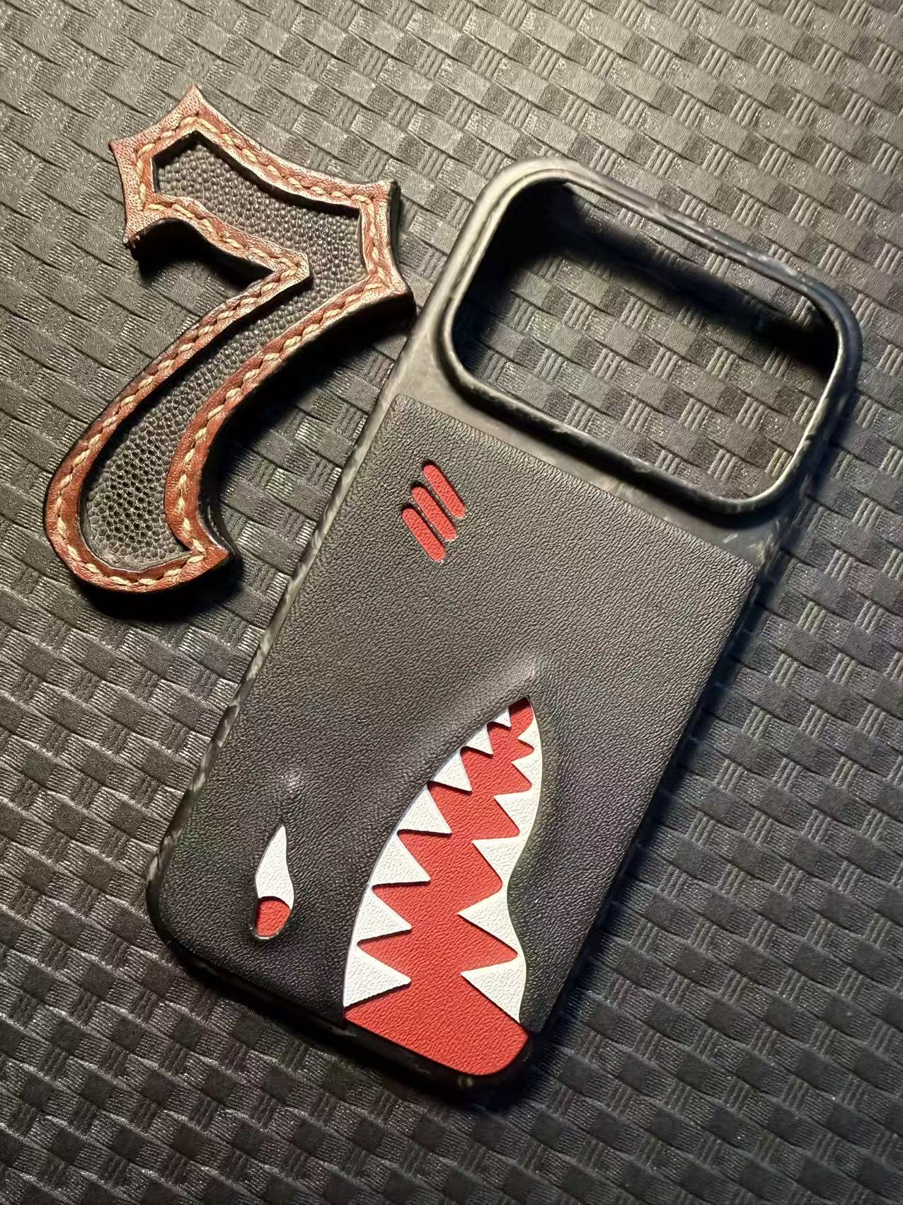 Shark Phone Case for iPhone 17 Pro & iPhone 17 Pro Max (Craftsman Handmade, ships in 60 days)