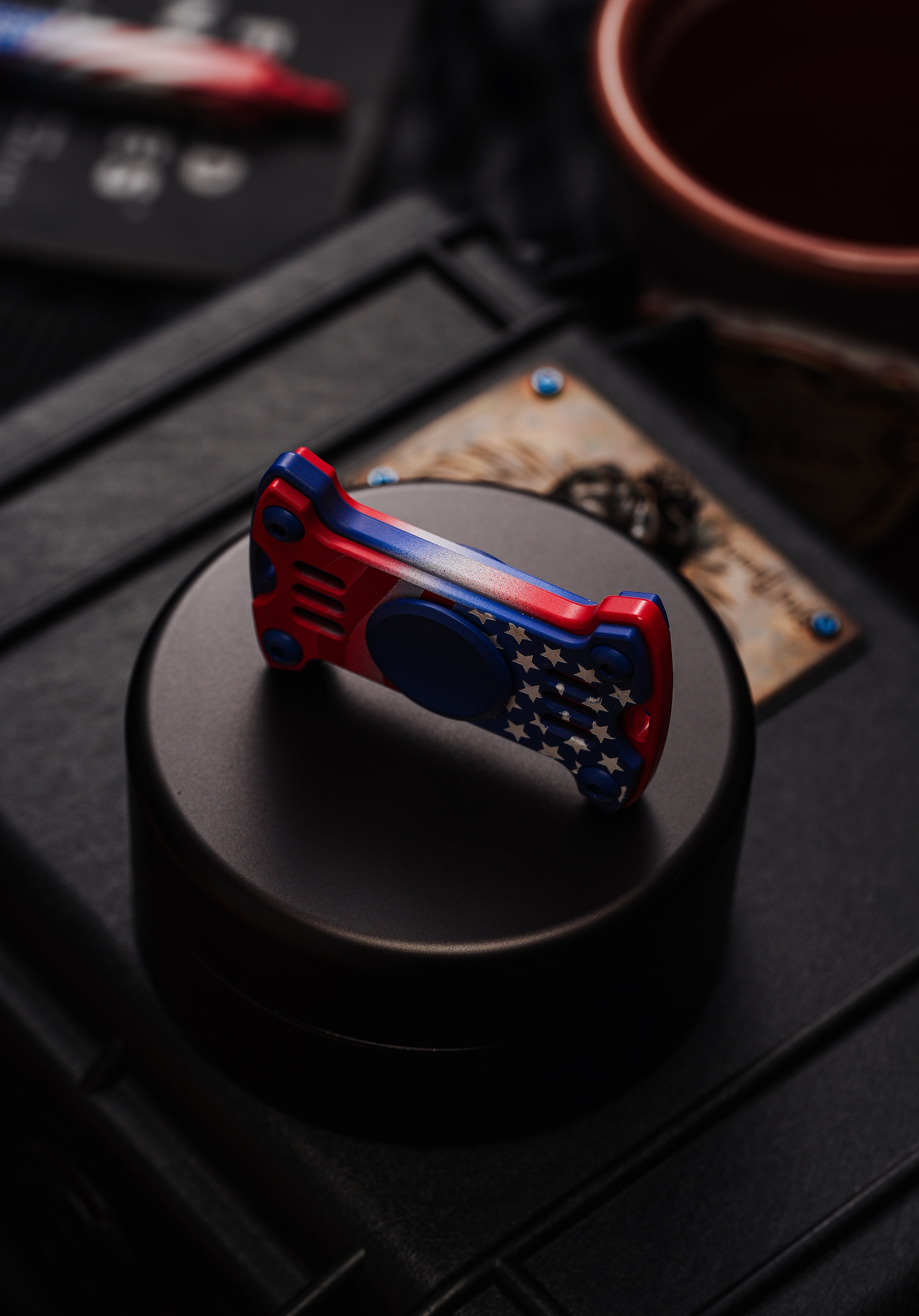 TACTICAL GEEK × CooYoo "Old Glory" 4th of July Hammerhead Fidget Spinner