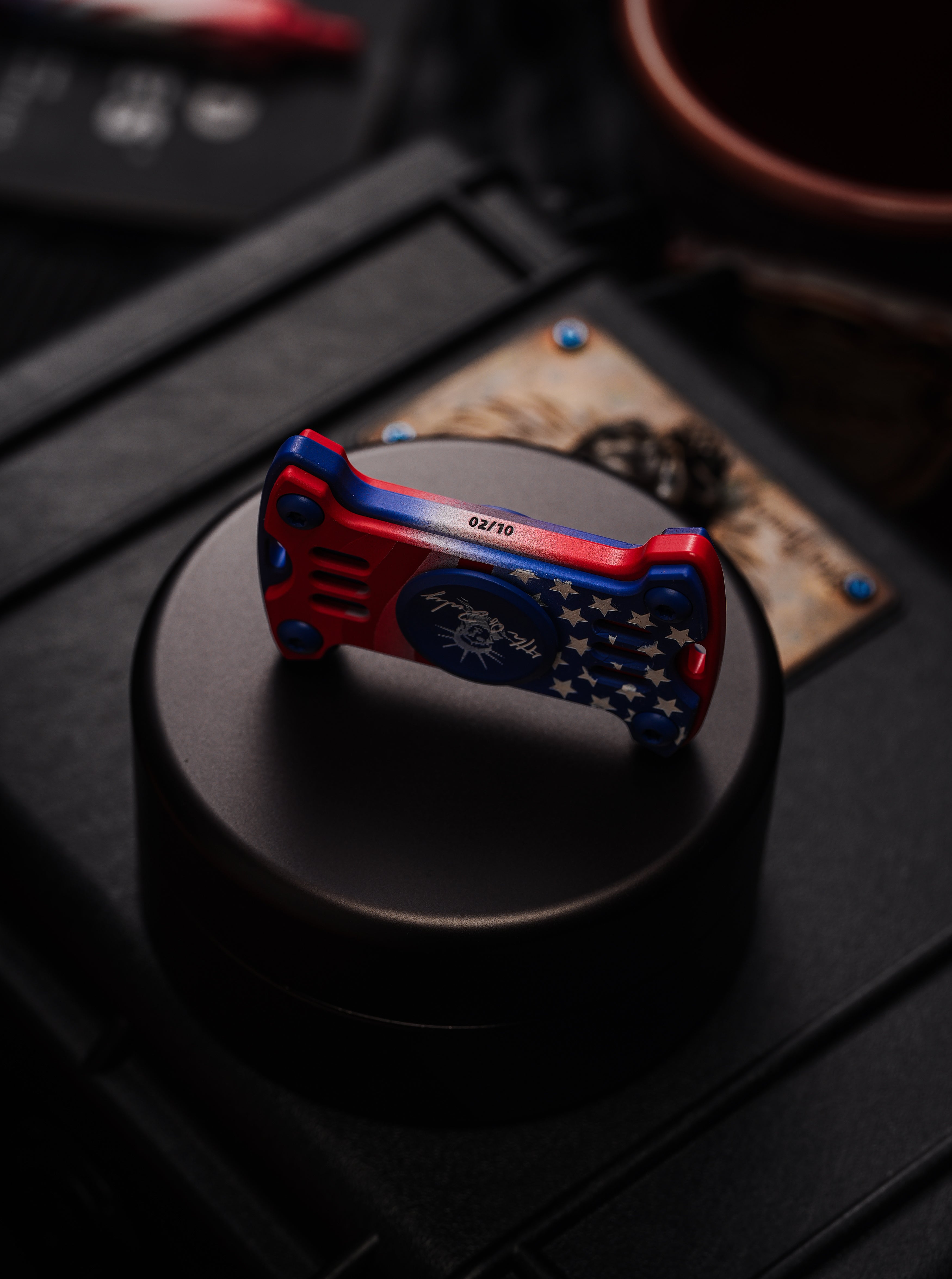 TACTICAL GEEK × CooYoo "Old Glory" 4th of July Hammerhead Fidget Spinner