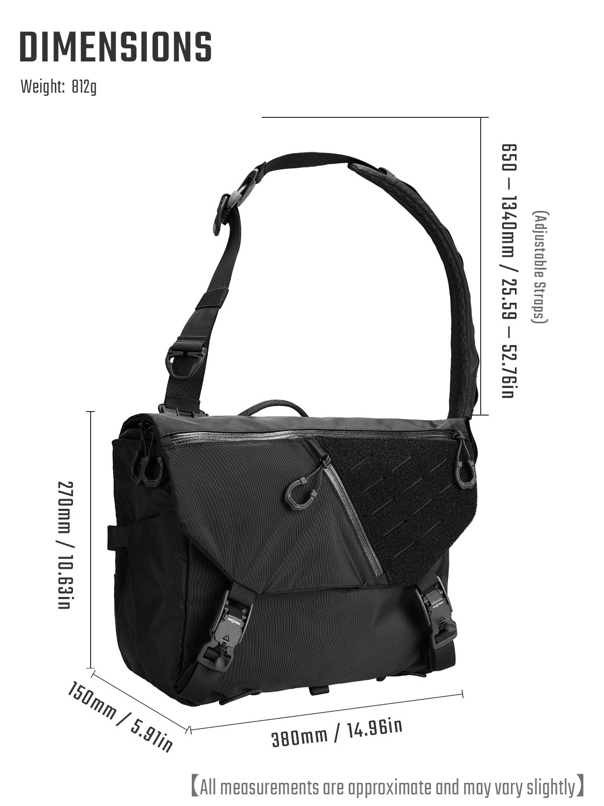 Cache L7 Messenger Bag 15L