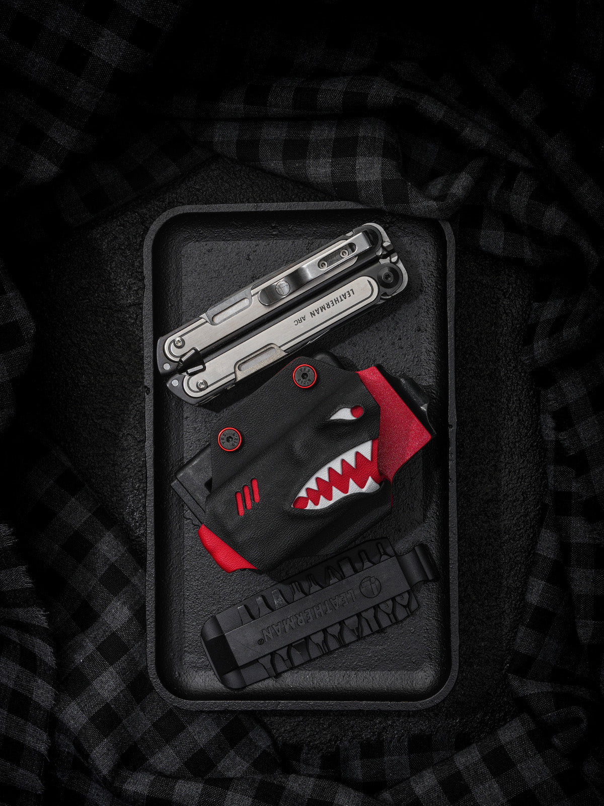 TX16 Multi-Tool Sheath for Leatherman ARC& Bit Kit Set(Craftsman Handmade, ships in 30 days)