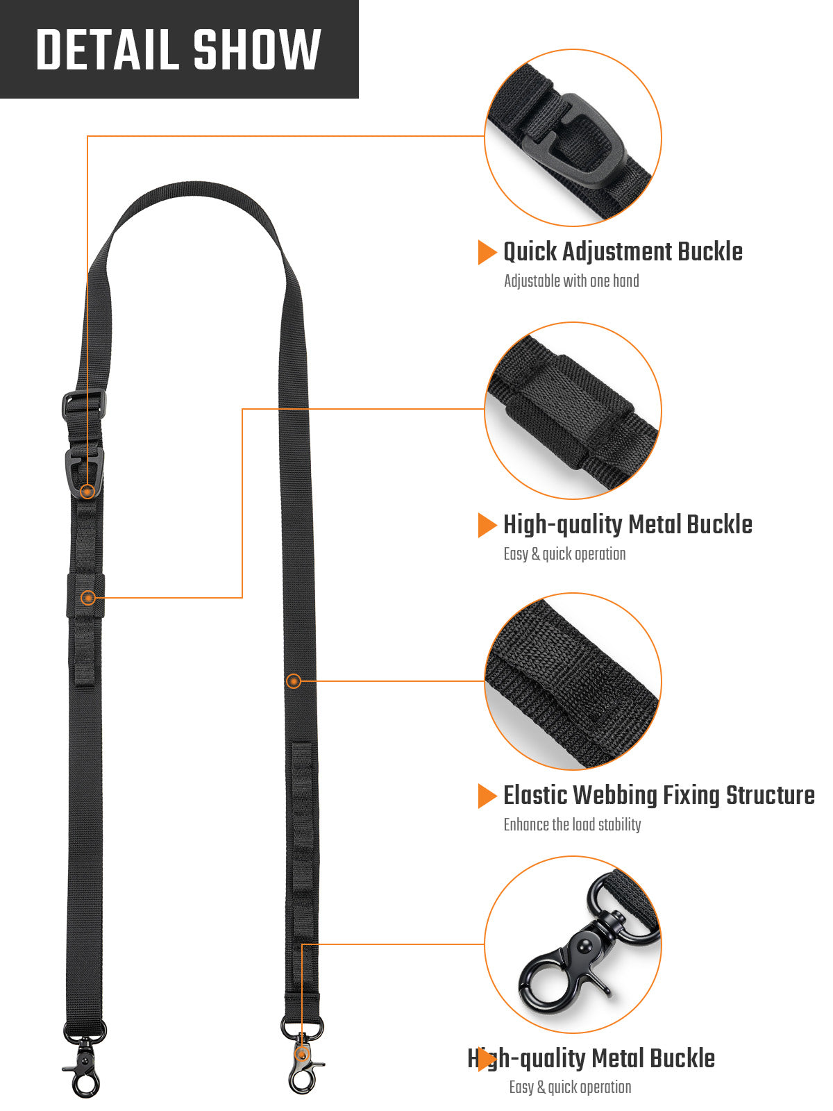 TGBelt9 Adjustable Crossbody Sling Strap