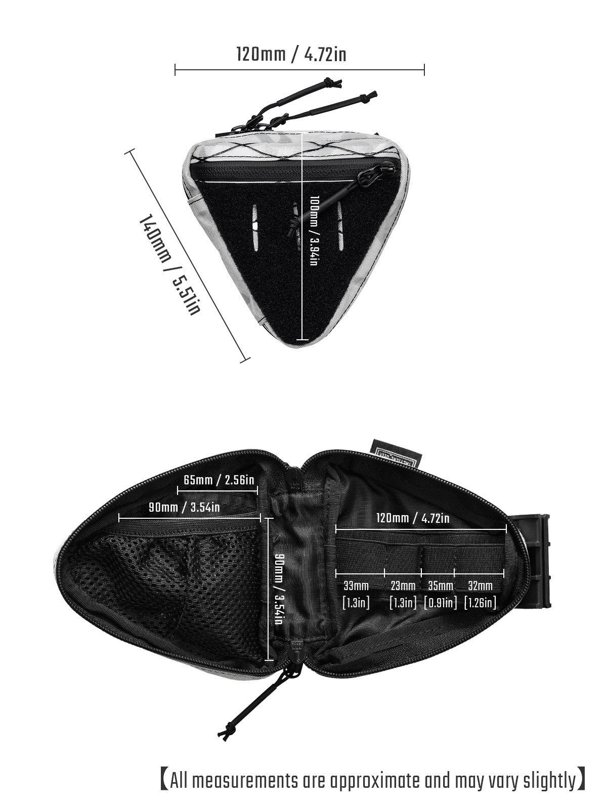Storage A8 Triangle Pouch- As Featured on Kickstarter