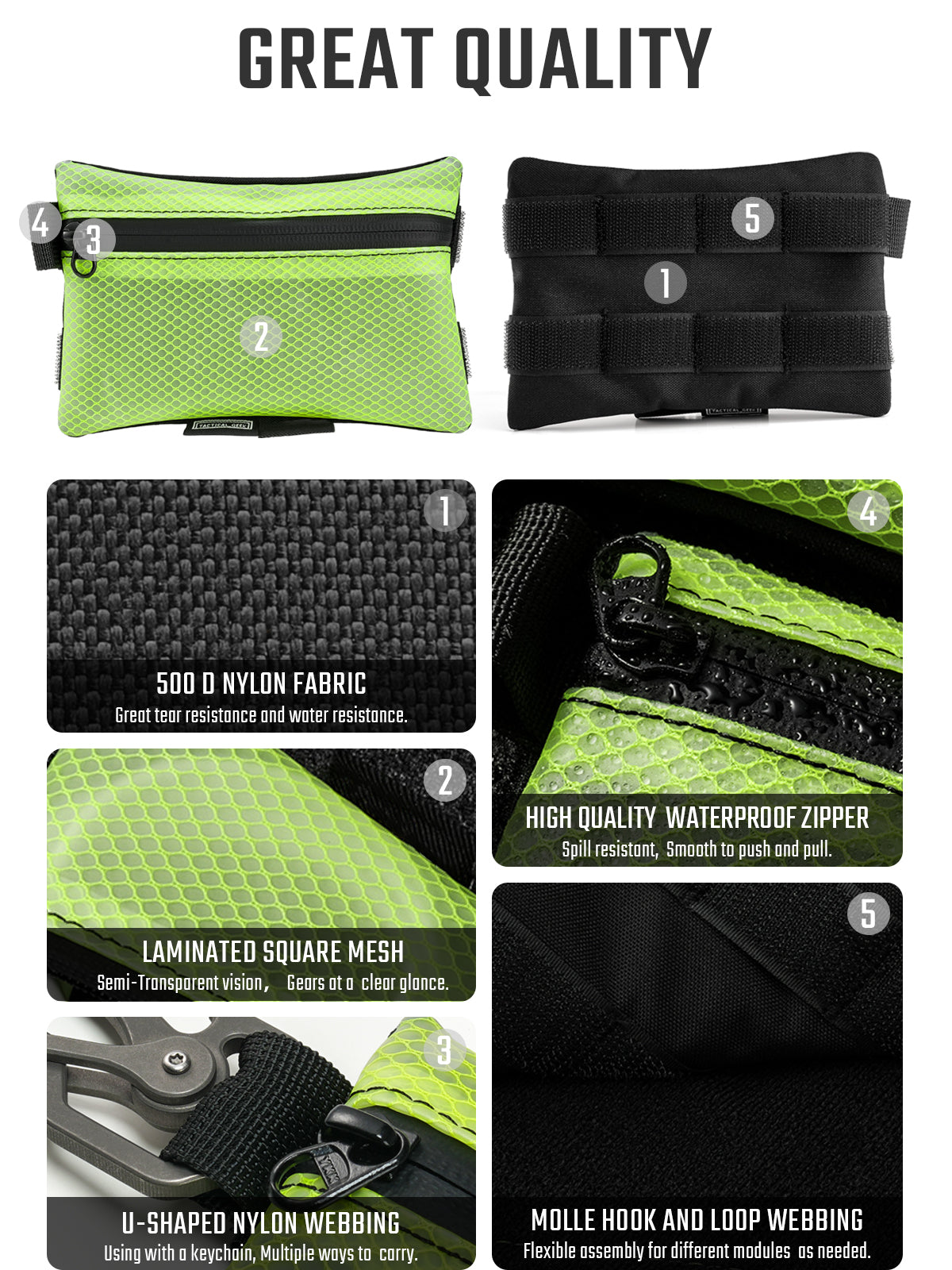 Storage A5 EDC Pouch Set