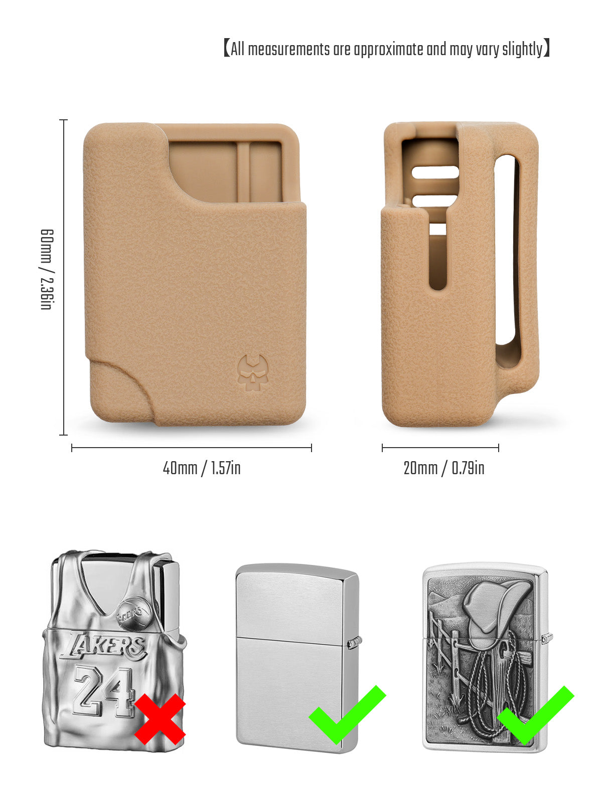 TX11 Zippo Lighter/ WUBEN G5 Flashlight Sheath