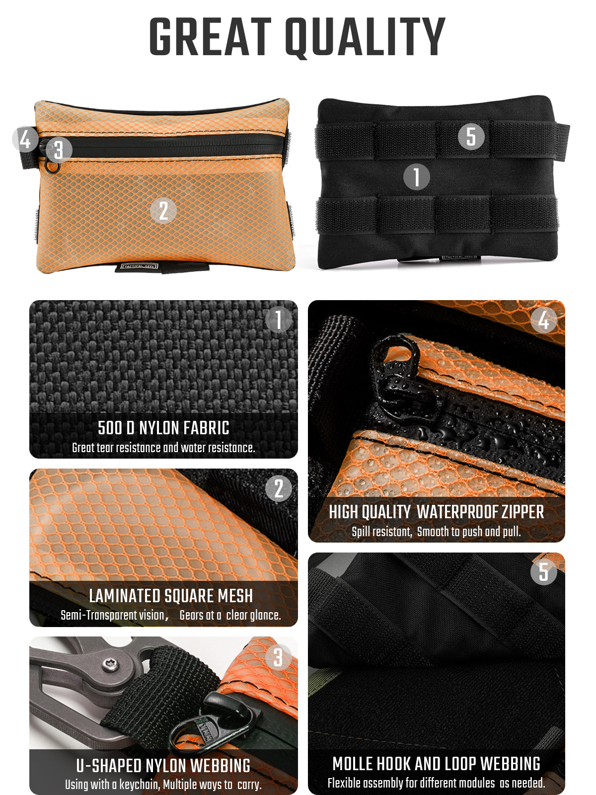 Storage A5 EDC Pouch Set
