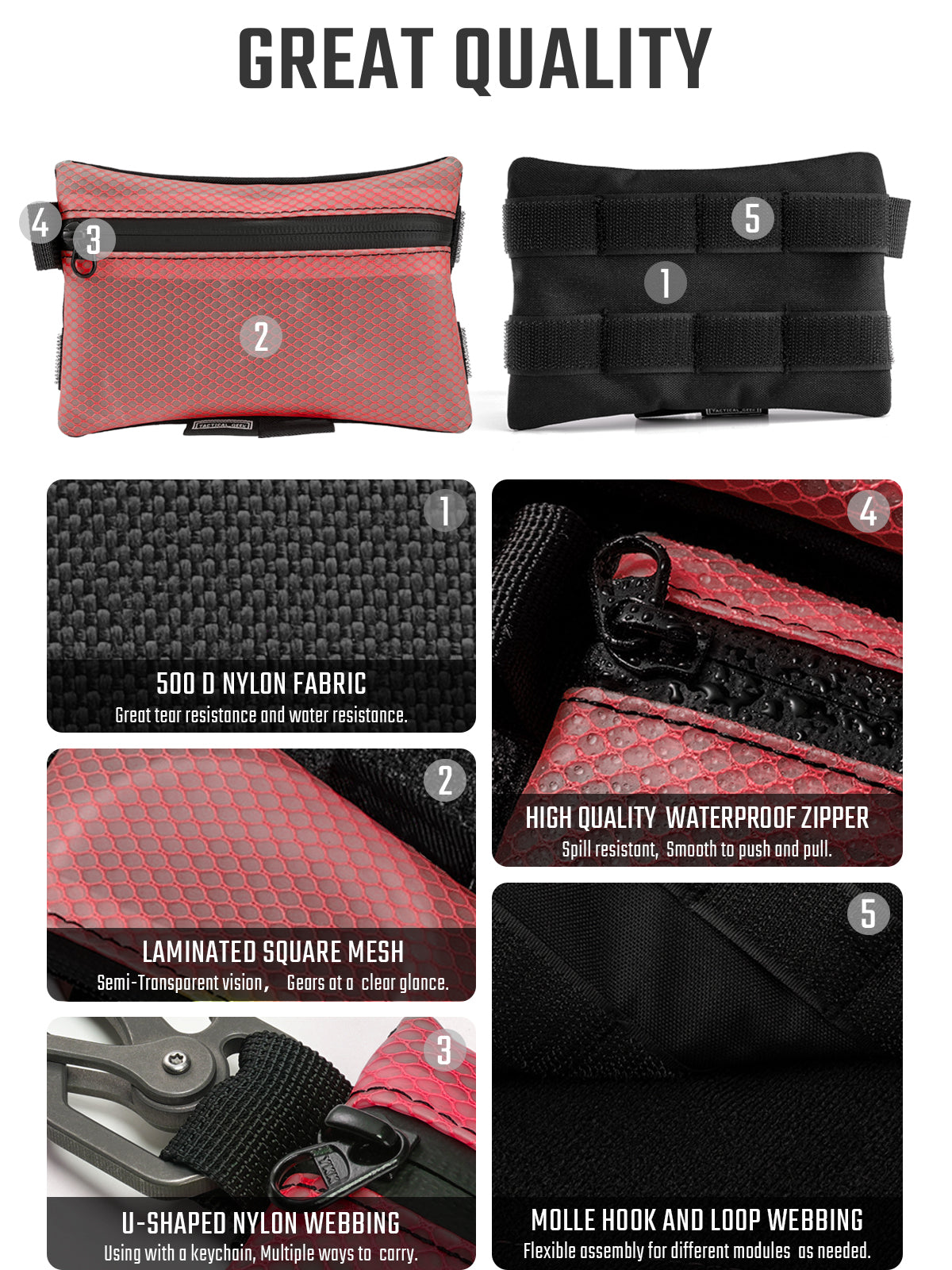 Storage A5 EDC Pouch Set