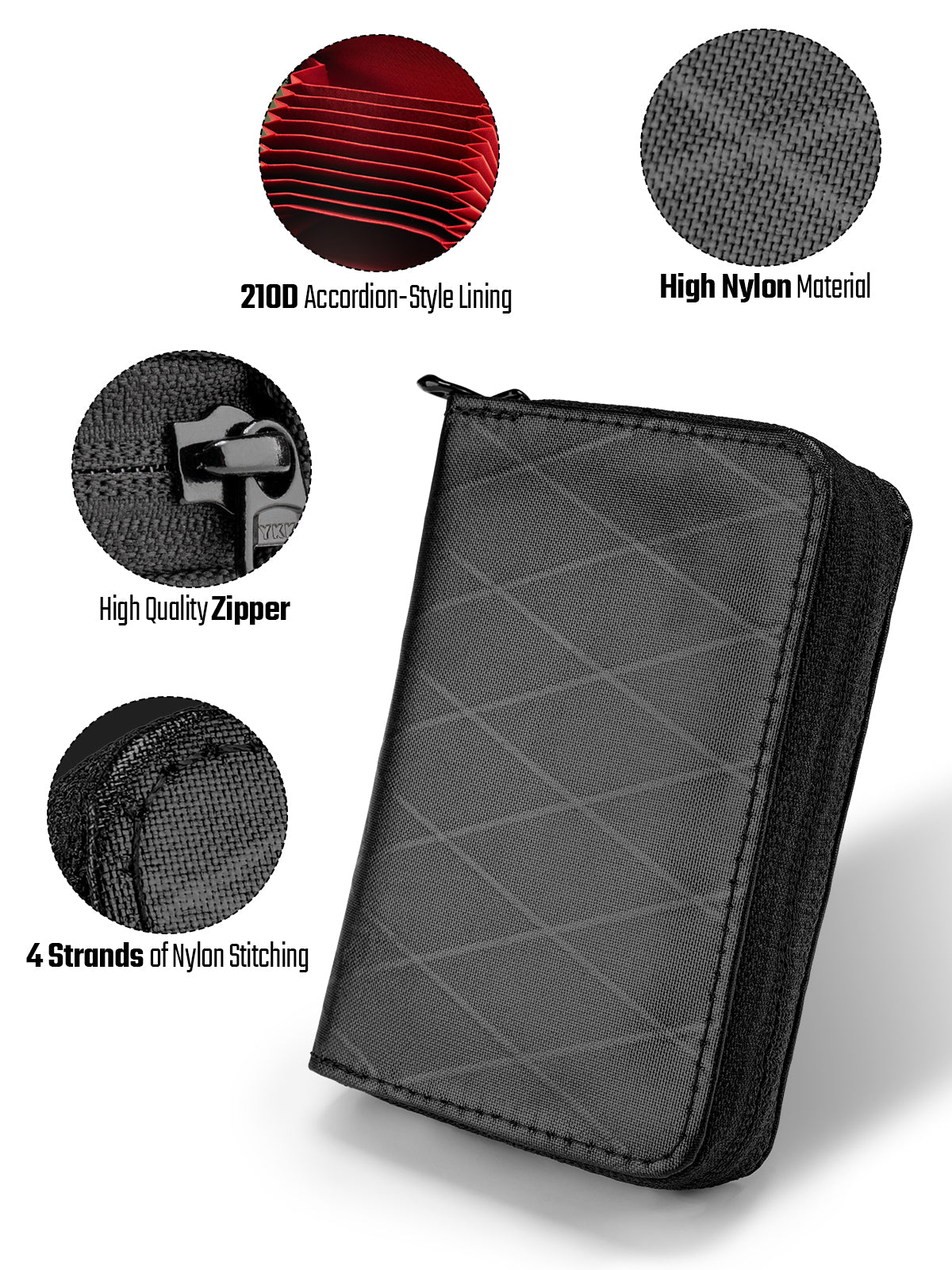 PC1 EDC Durable 11-Slot Card Holder for Credit Cards(X-PAC)