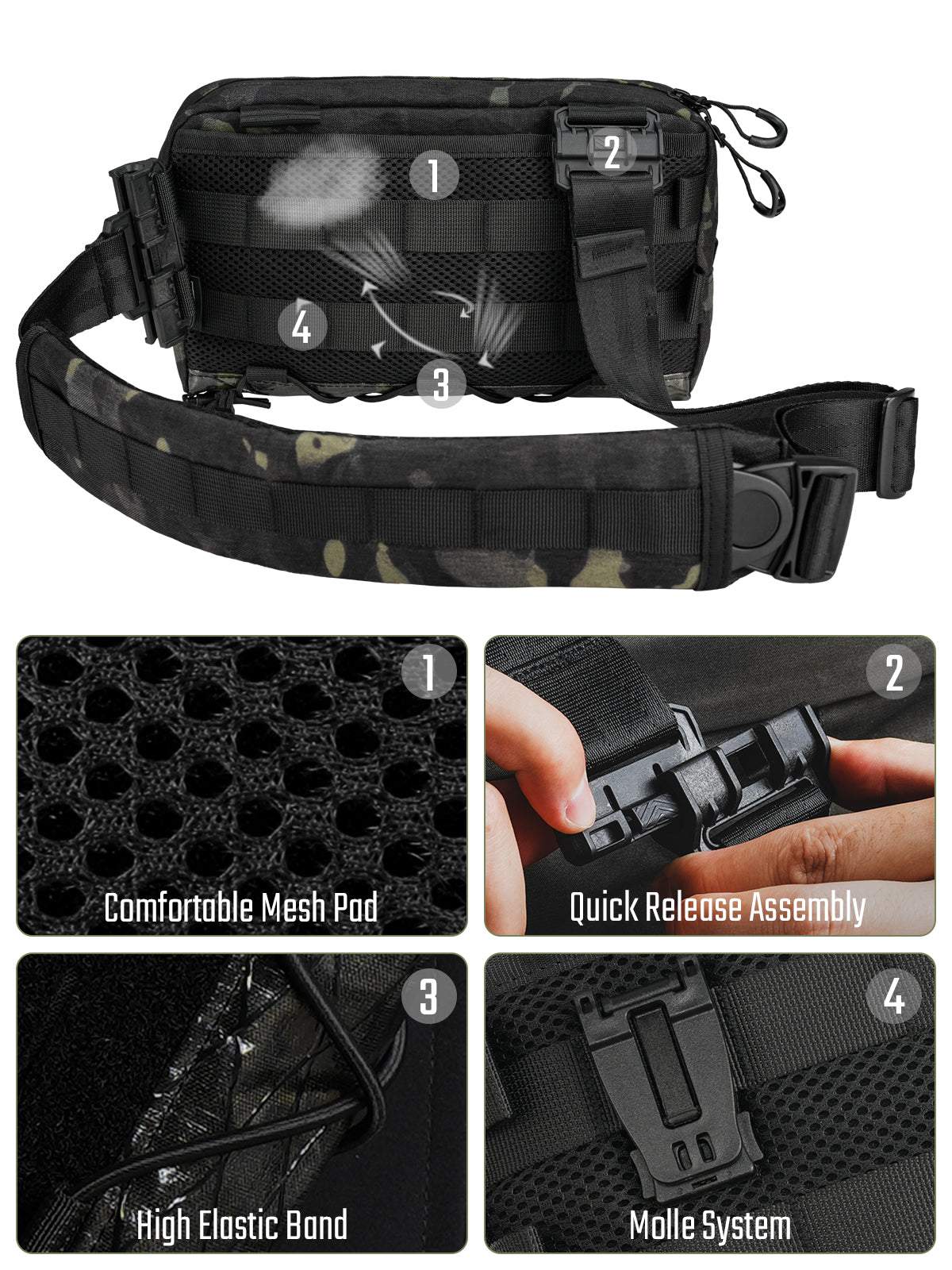 Cache L3 EDC Shoulder Bag (X-Pac)
