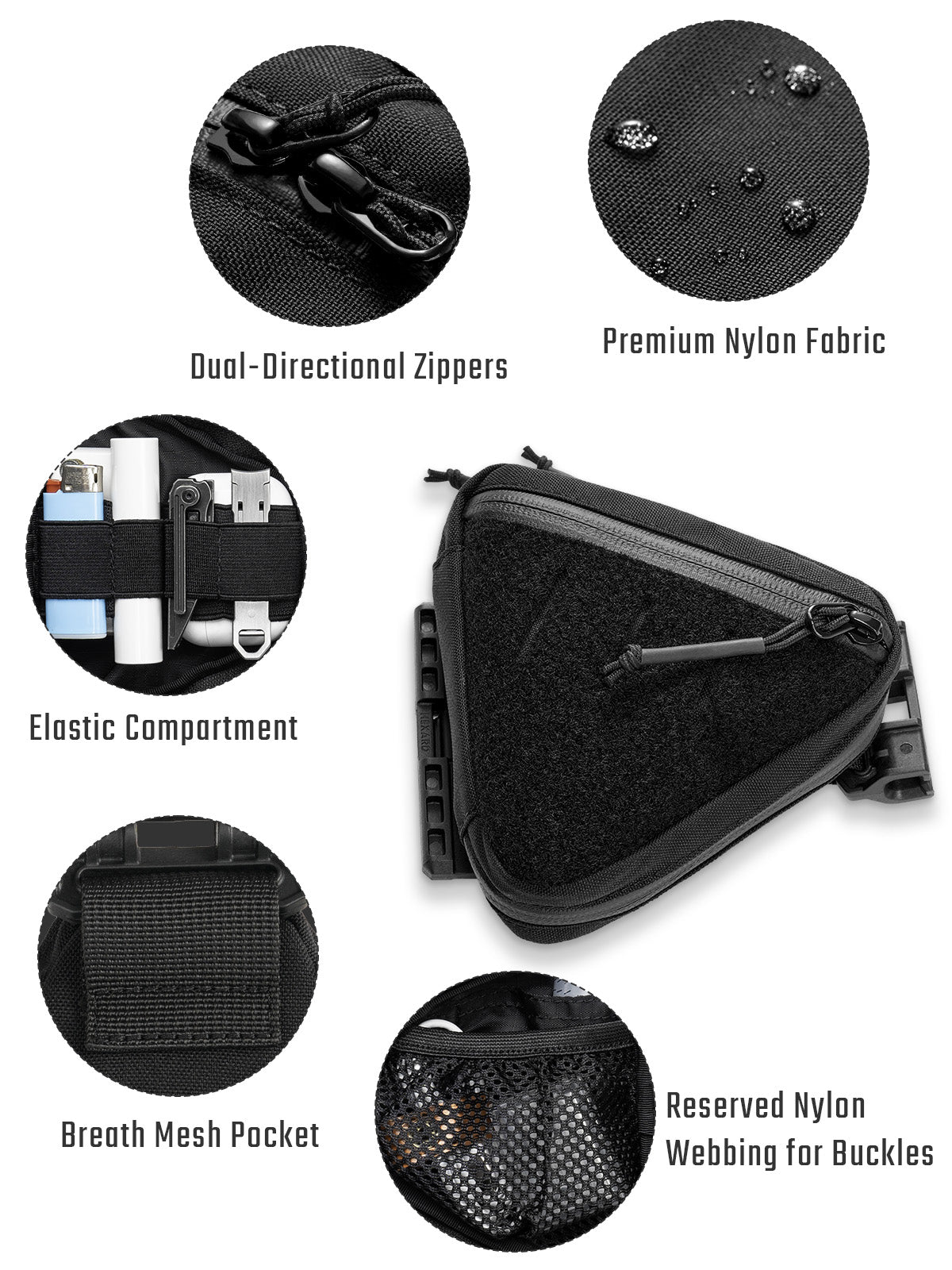 Storage A8 Triangle Pouch- As Featured on Kickstarter