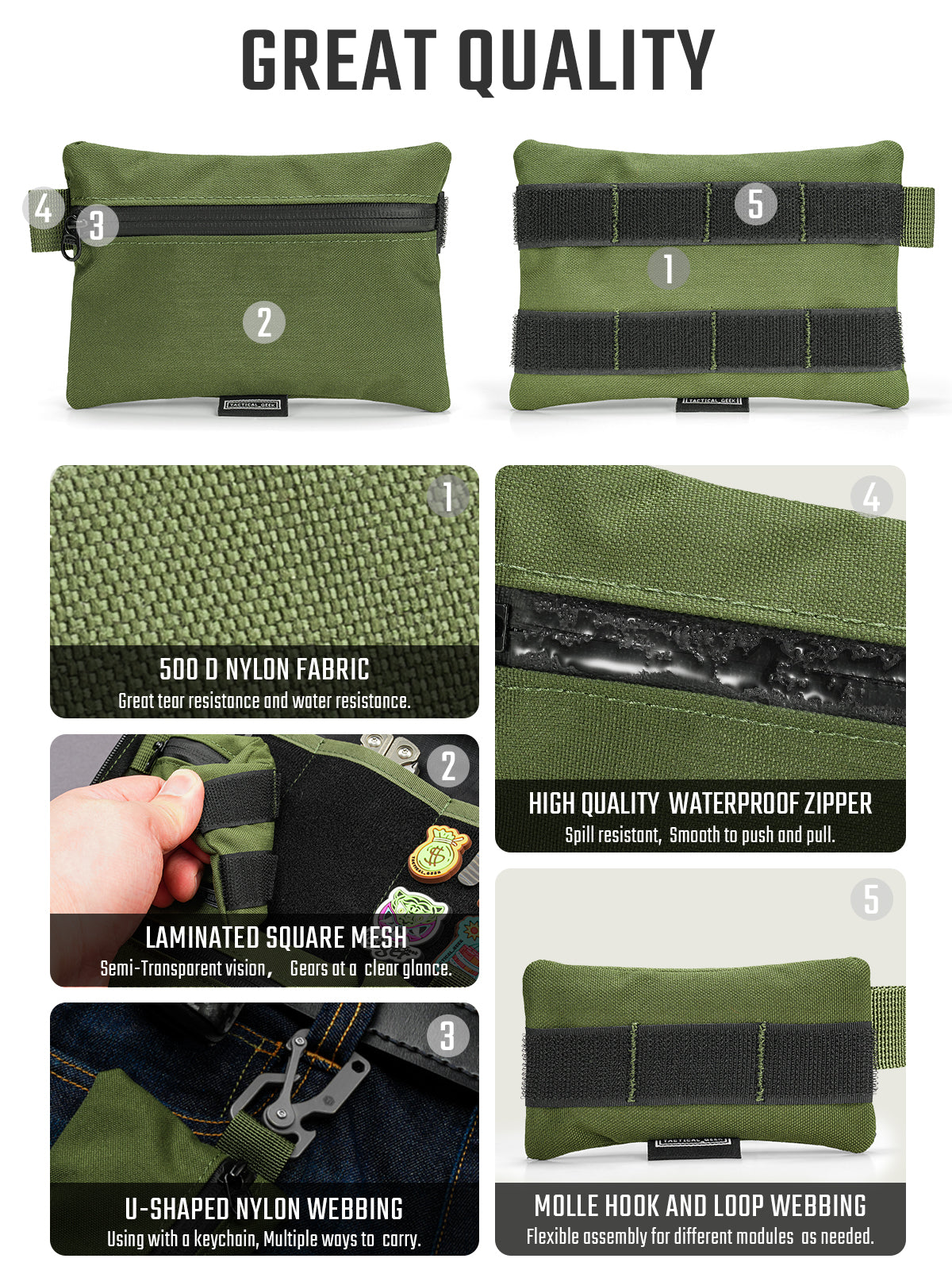 Storage A5 EDC Pouch Set