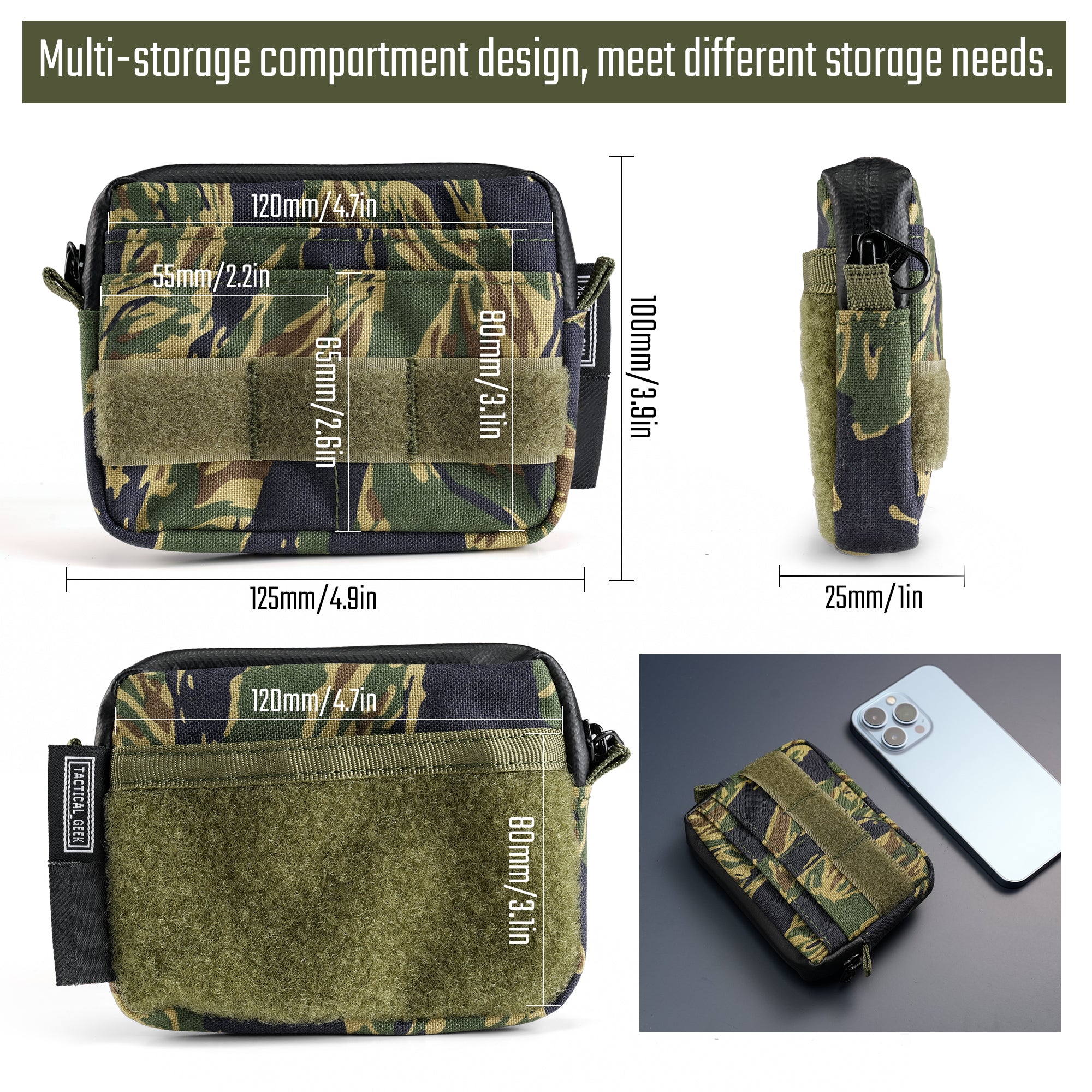 収納A3ポーチ(グリーン)