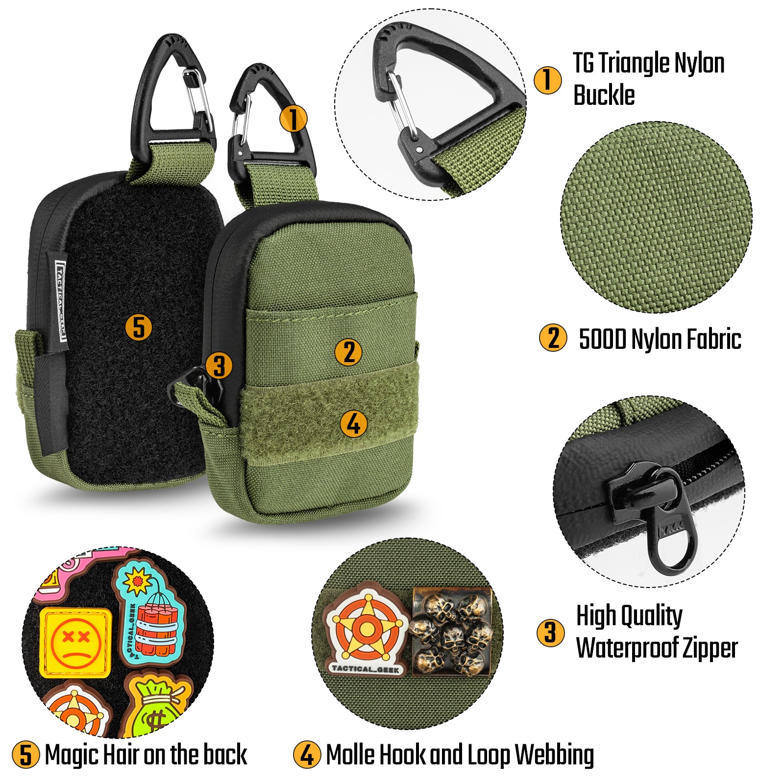 収納A6ミニ収納ポーチ(ブラック)