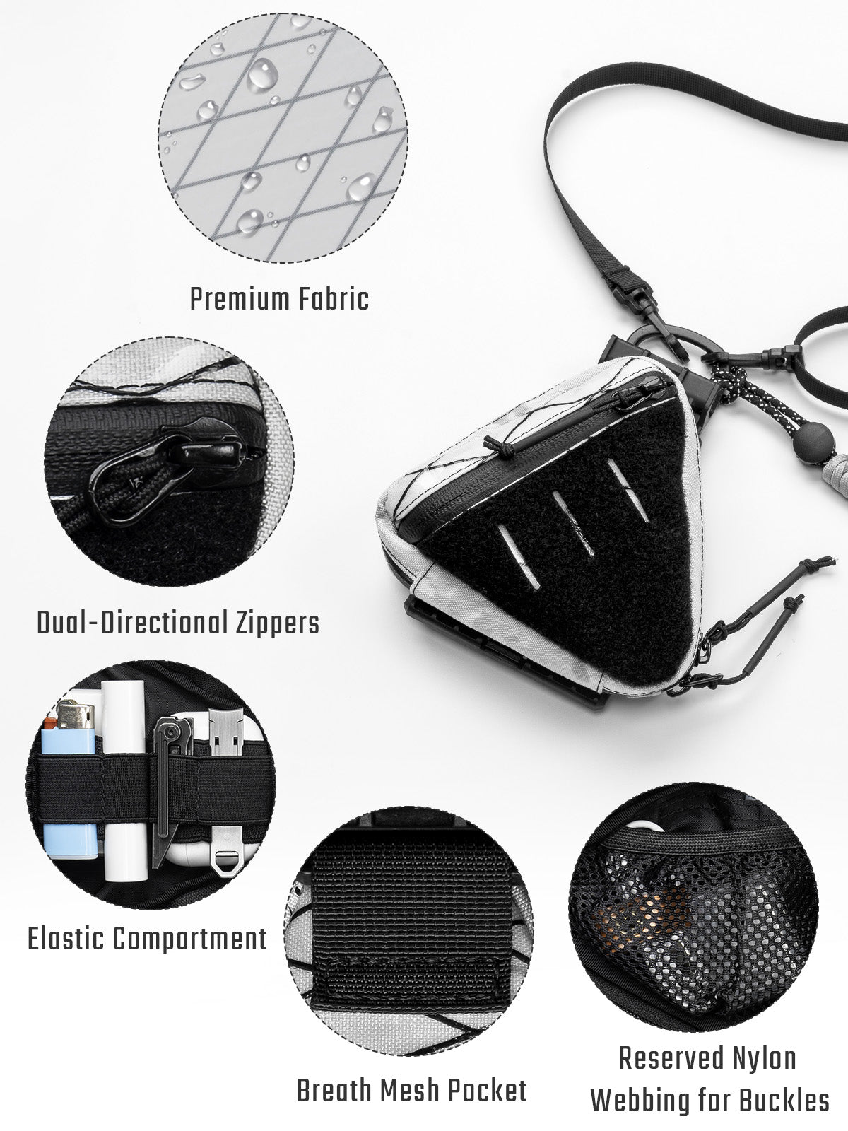 Storage A8 Triangle Pouch- As Featured on Kickstarter