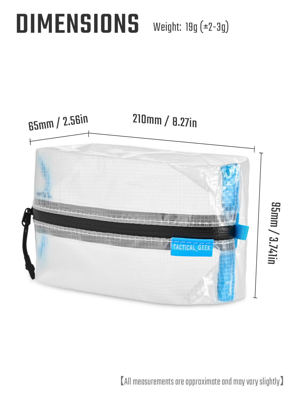 HS3 Clear Tissue Holder Pouch
