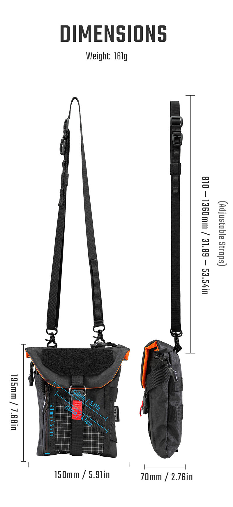 EXT14 Multi-Functional Travel Document & EDC Organize(X-PAC)Early bird pre-sale, 30 days