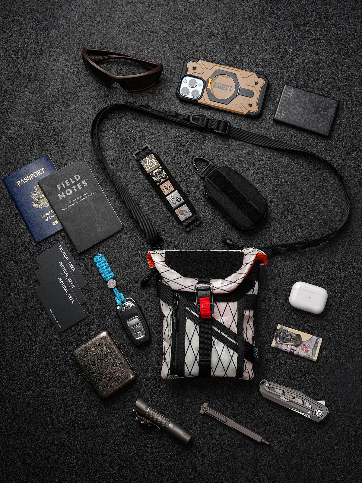 EXT14 Multi-Functional Travel Document & EDC Organize(X-PAC)