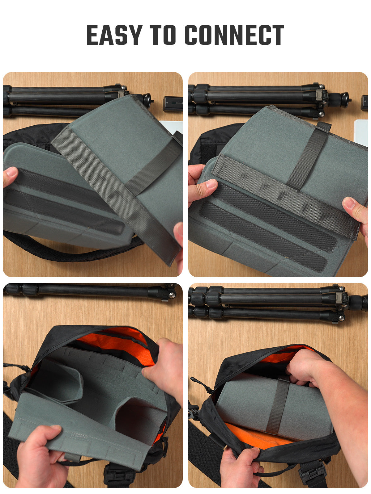 TCM9 Backpack Insert Camera Organizer - Compatible with the Cache L3 PRO