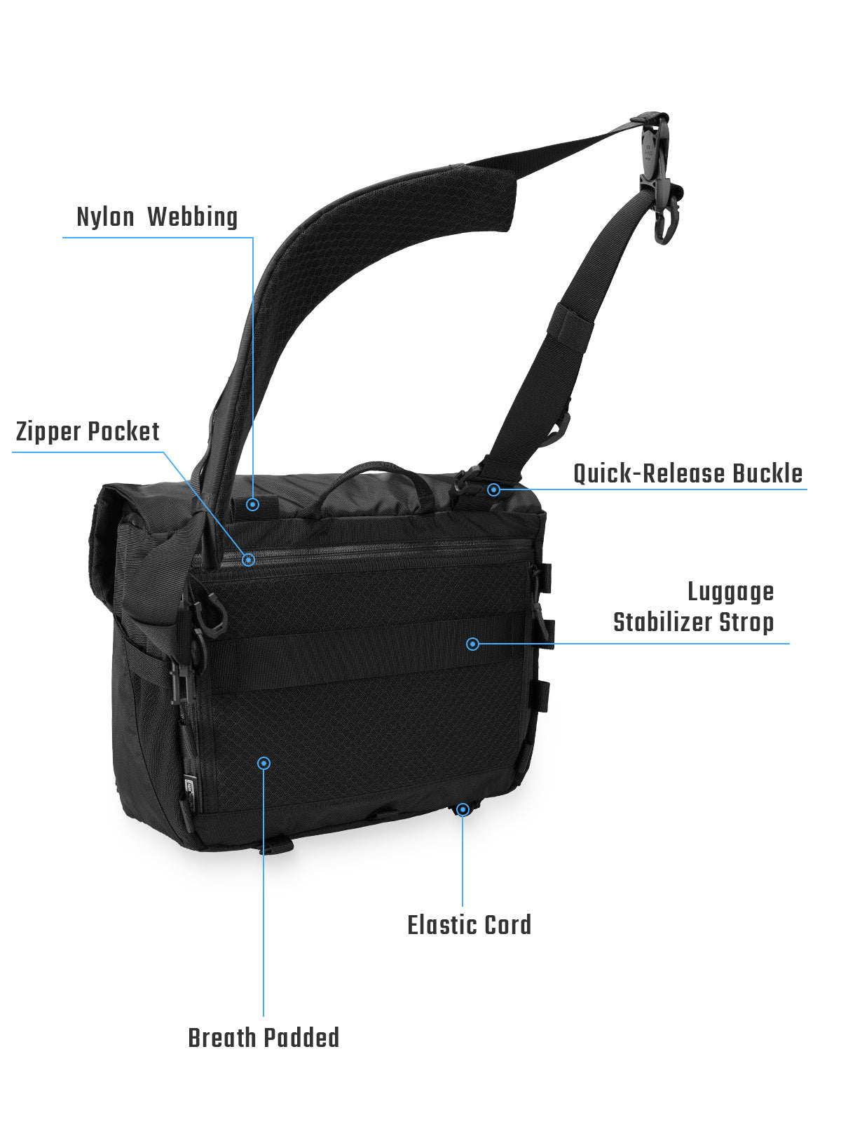 Cache L7 Messenger Bag 15L