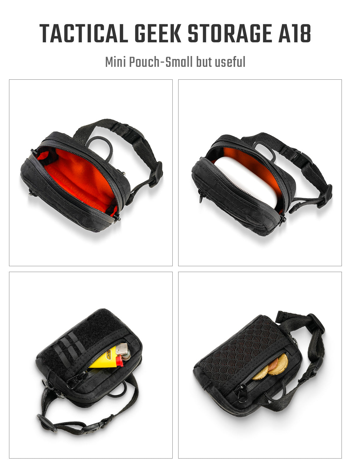 Storage A18 EDC Utility Pouch - As Featured on Kickstarter(30-day pre-sale)