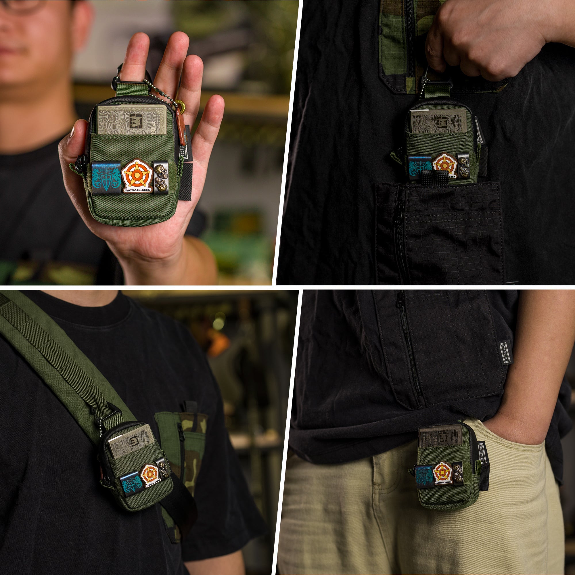 収納A6ミニ収納ポーチ(ブラック)