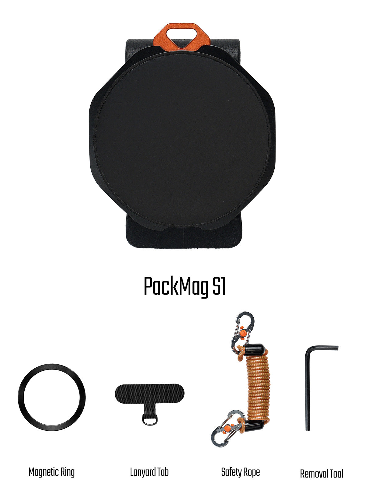 PackMag S1 Magnetic Phone Mount for Straps (Early Bird Pre-Order: Ships in 30 days)