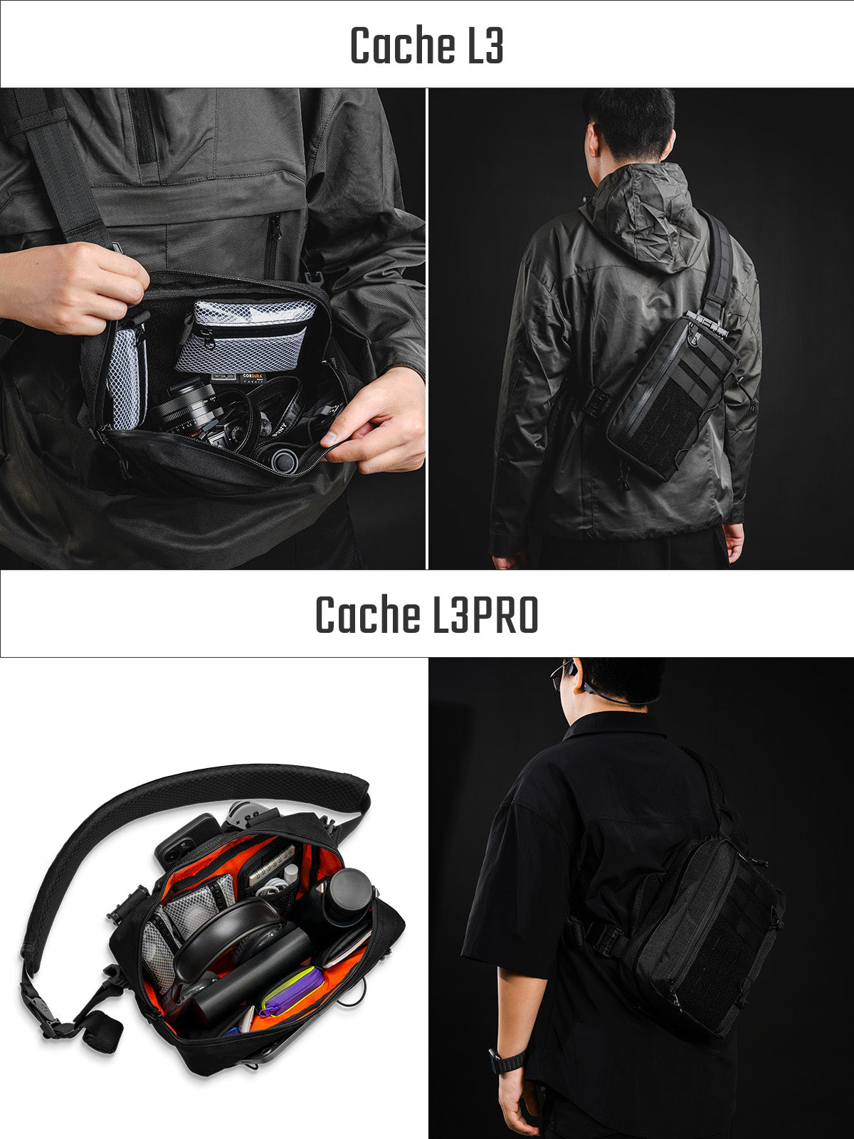 Cache L3 PRO Outdoors Shoulder Bag - Early bird price pre-sale for 15 days