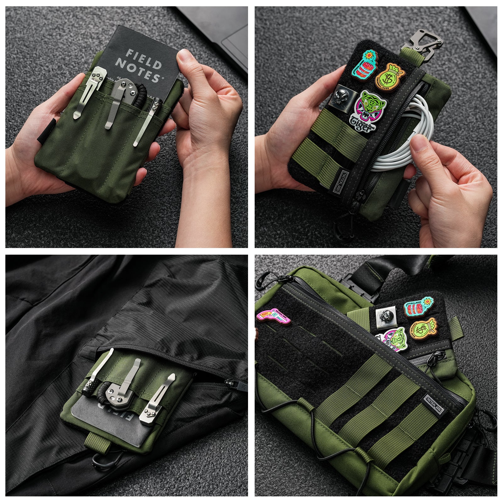 EXT12 ポータブルツールポーチ (ブラック)