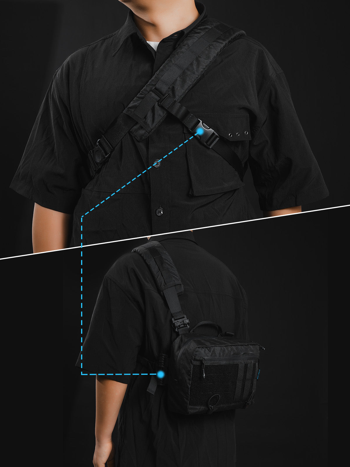 Cache L3 PRO Outdoors Shoulder Bag(X-PAC) 7.2L- As Featured on Kickstarter