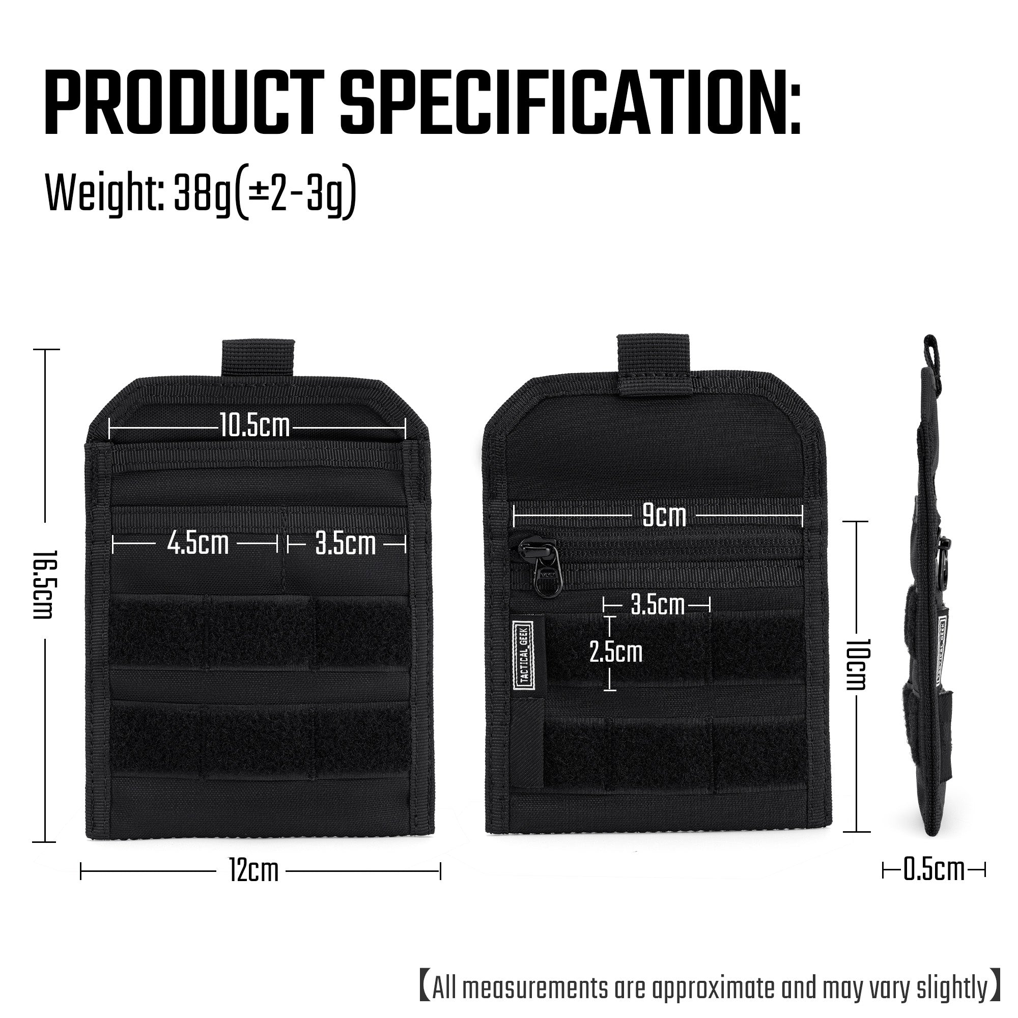 EXT3 Portable Tool Card Case