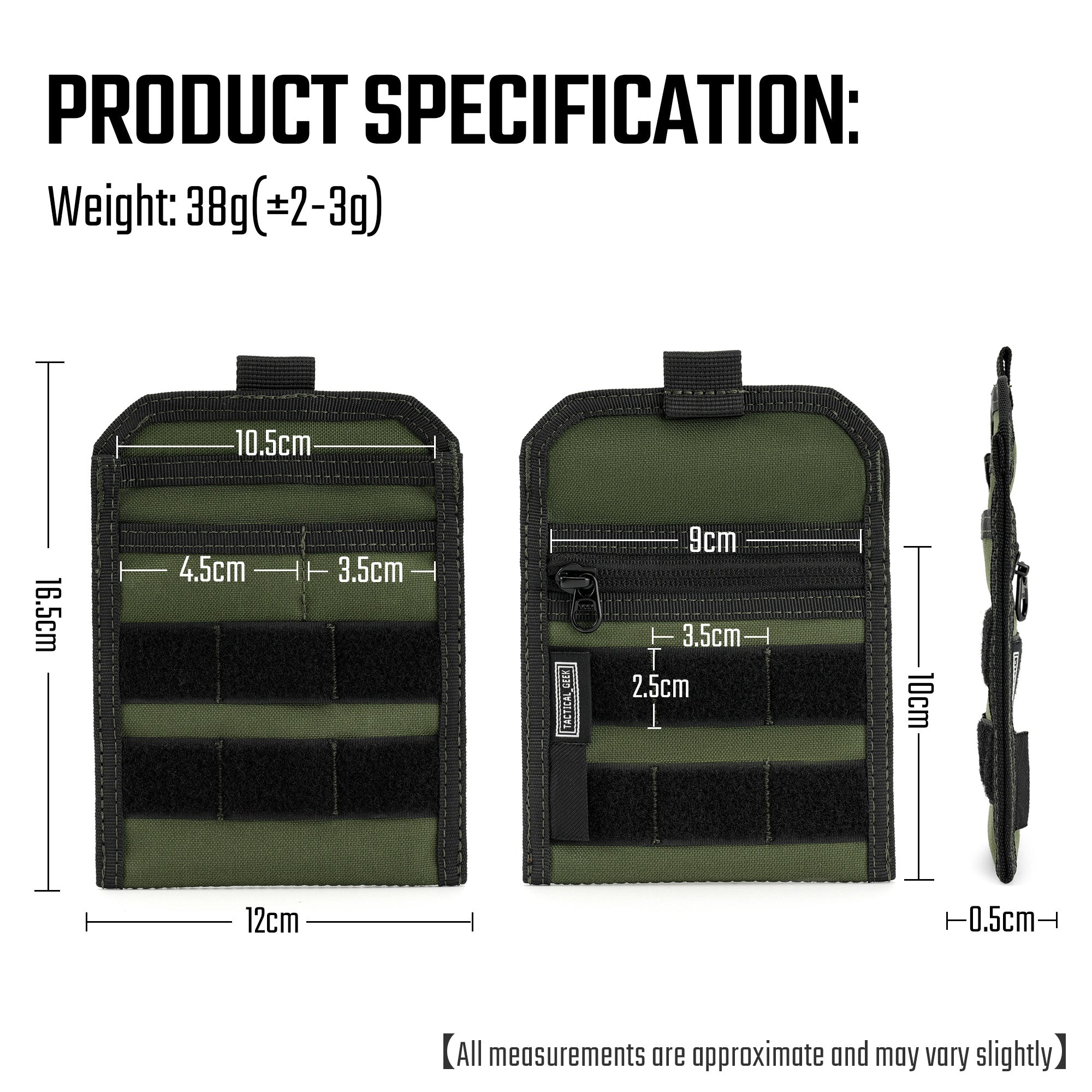 EXT3 Portable Tool Card Case