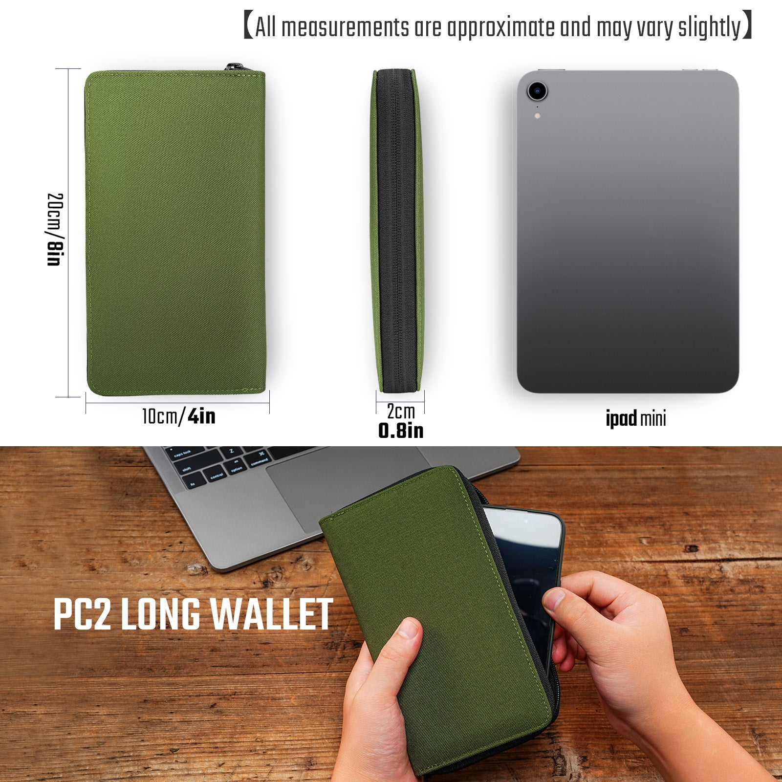 PC2 ロングウォレット(ブラック)