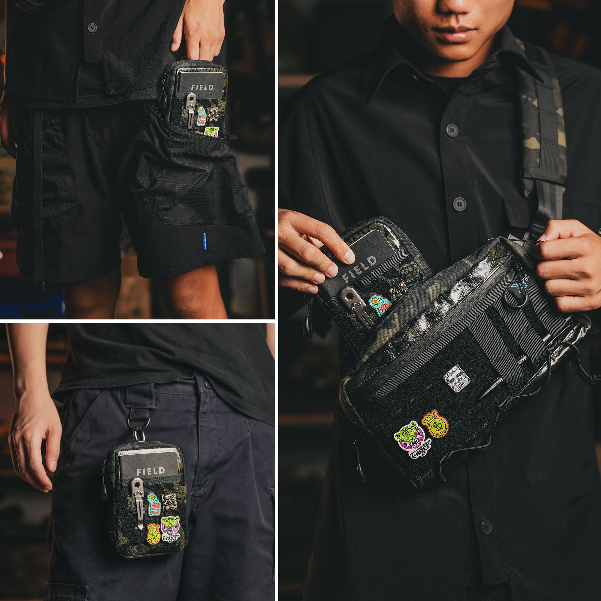 ブロック E3.0 ポータブル ツールポーチ (X-PAC マルチカム ブラック)