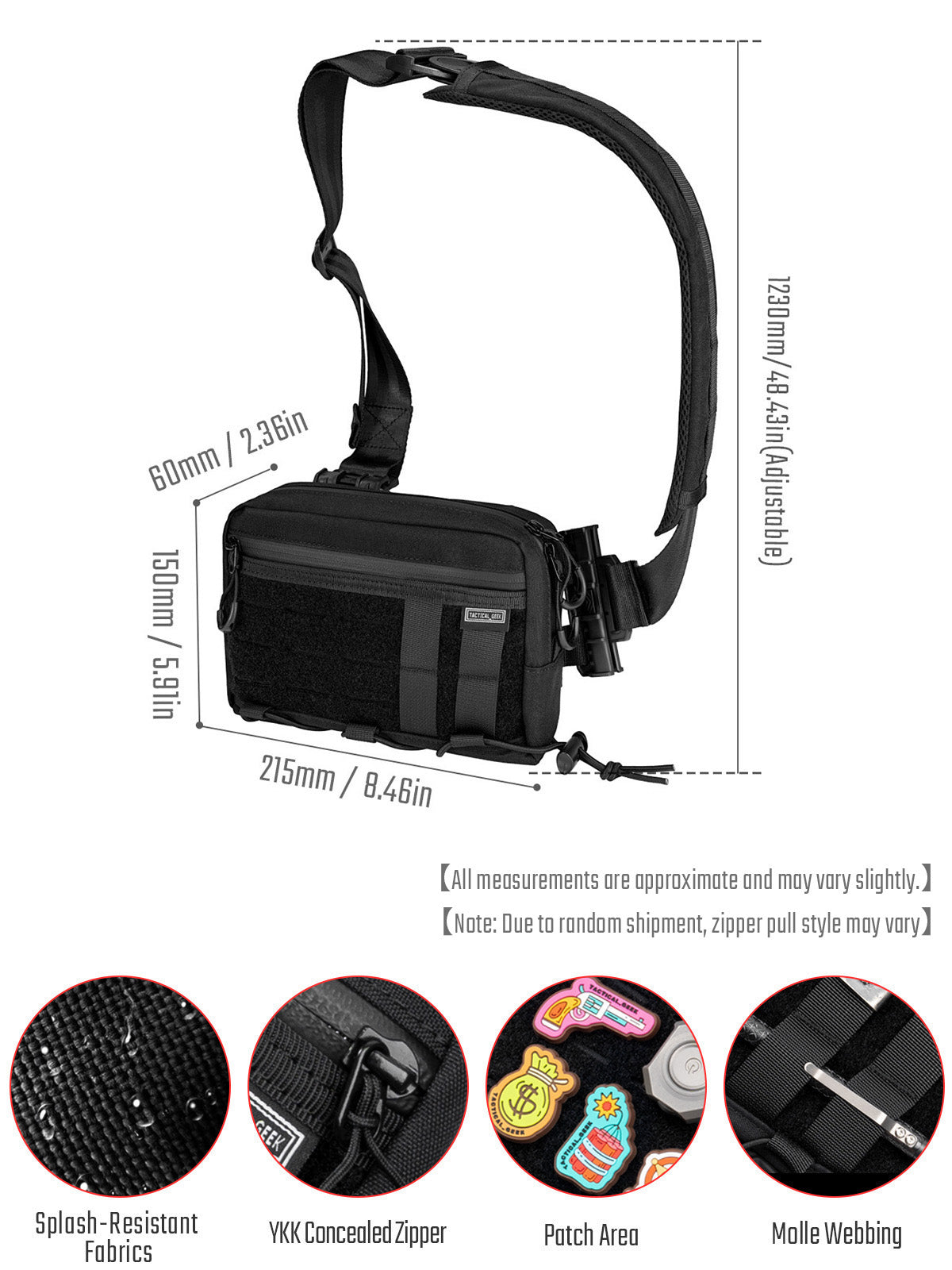 Cache L3S EDC Shoulder Bag