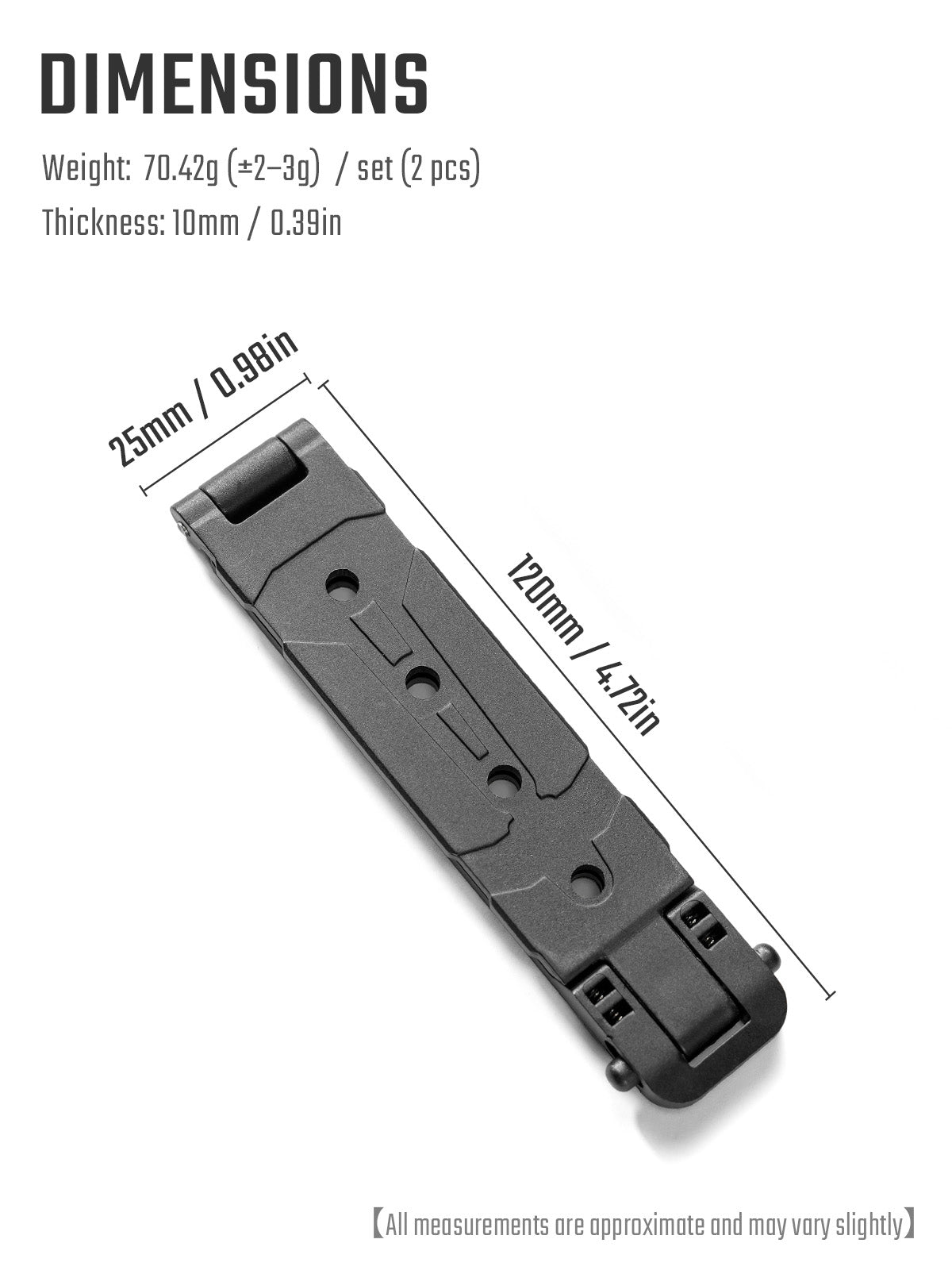 TGCode G21 Molle Attachment Clips