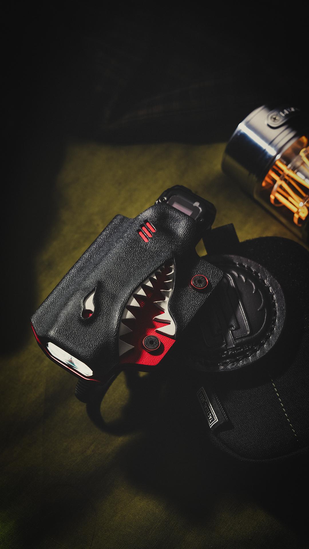 TX10 Flashlight Sheath for Nitecore EDC29-Bicycle clamp (Craftsman Handmade, ships in 30 days)