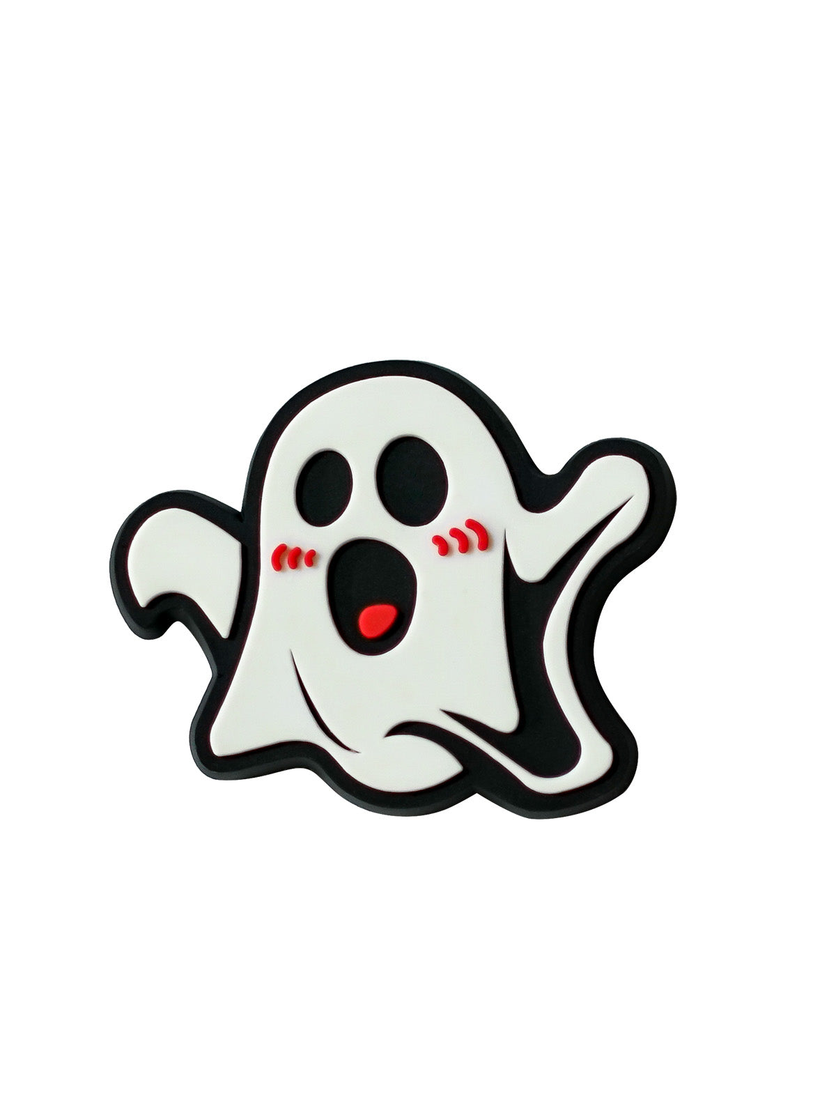 BooBoss BG17 waving ghost patch on white background