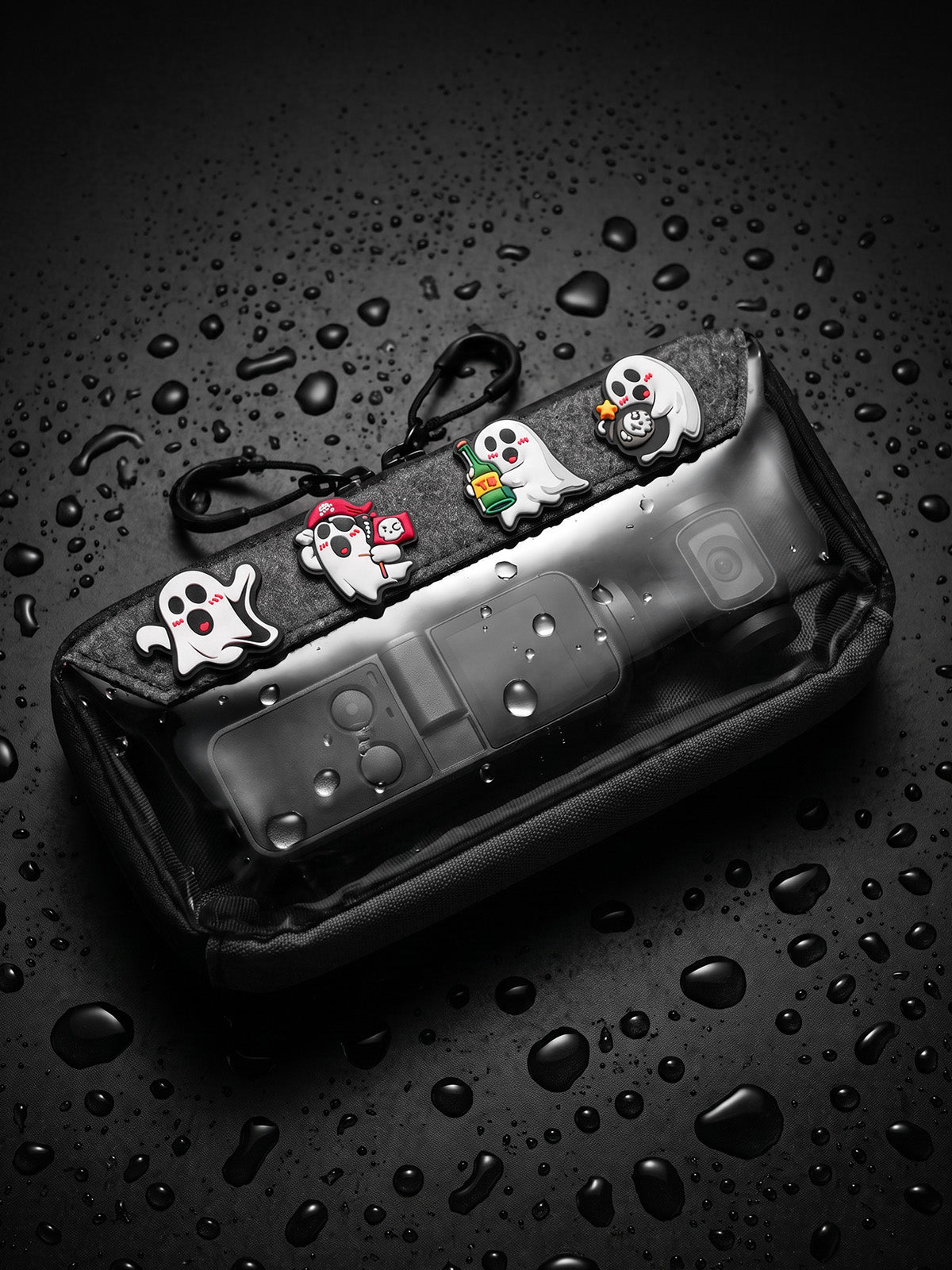 TacticalGeek DT1 Transparent Utility Pouch Black-6