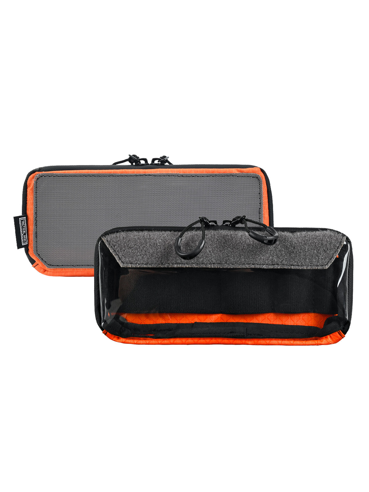 TacticalGeek DT1 Transparent Utility Pouch orange-1