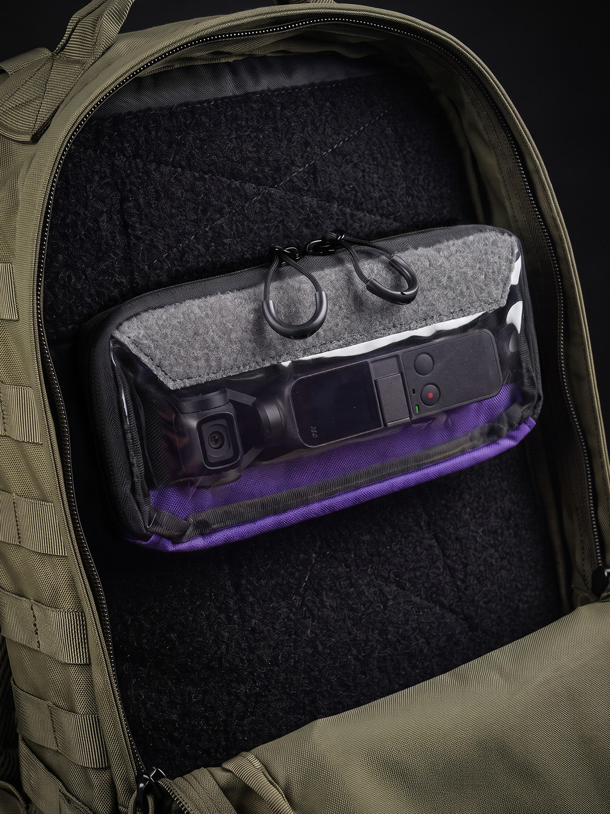 TacticalGeek DT1 Transparent Utility Pouch purple-4