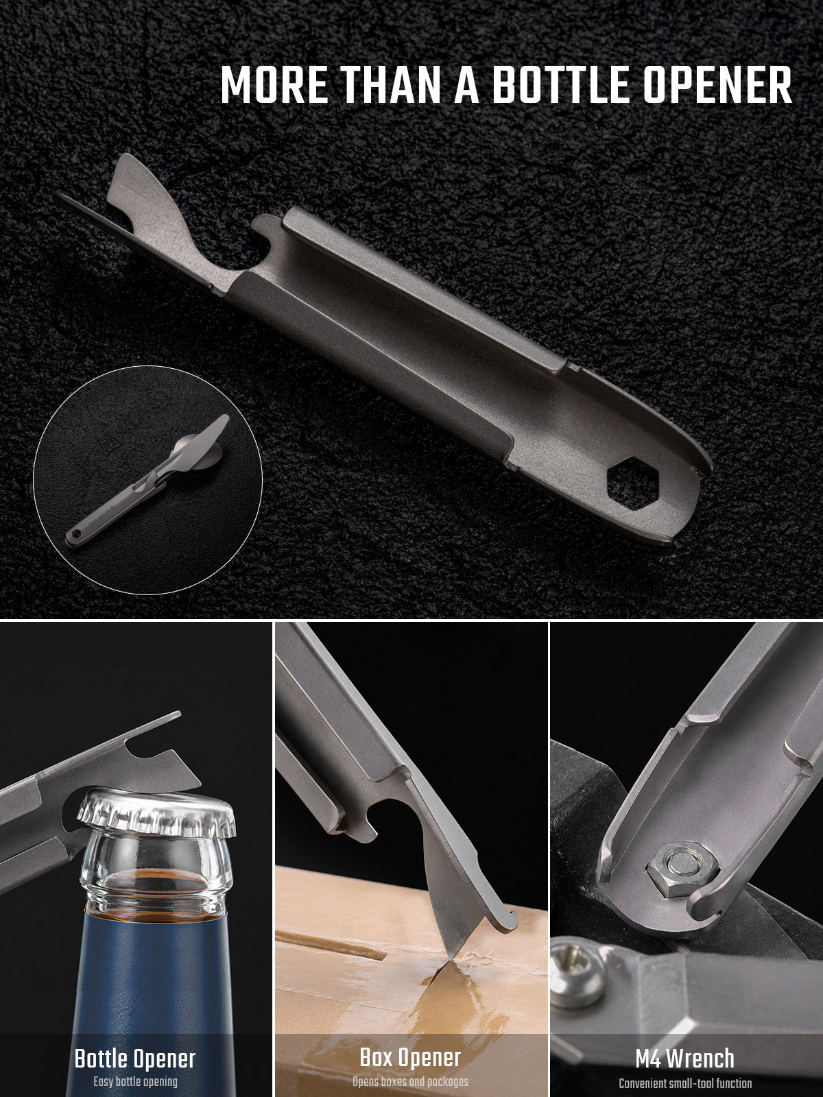 TacticalGeek HT1 Titanium Cutlery Set-3