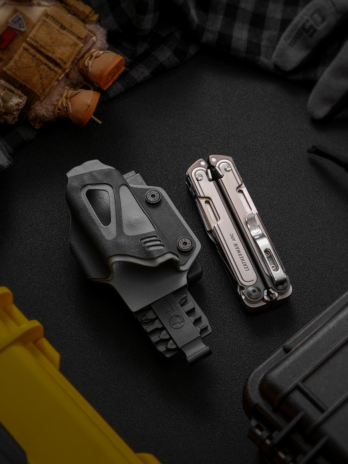TacticalGeek TX16 Multi-Tool Sheath for Leatherman ARC& Bit Kit Set Grey Skeletonized-1