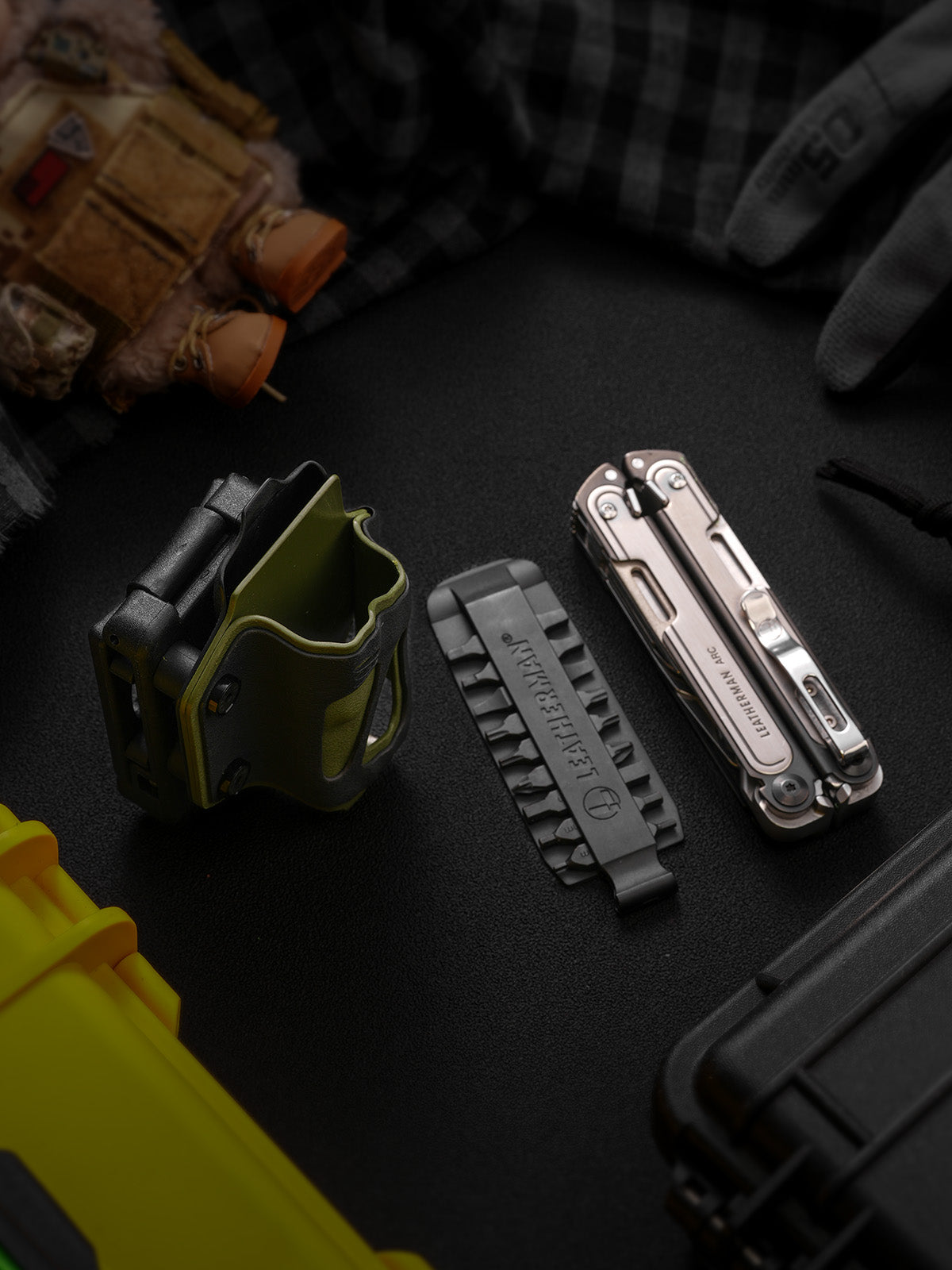 TacticalGeek TX16 Multi-Tool Sheath for Leatherman ARC& Bit Kit Set OD Green Skeletonized-2