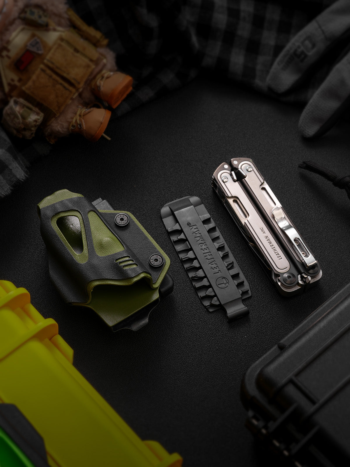 TacticalGeek TX16 Multi-Tool Sheath for Leatherman ARC& Bit Kit Set OD Green Skeletonized-5